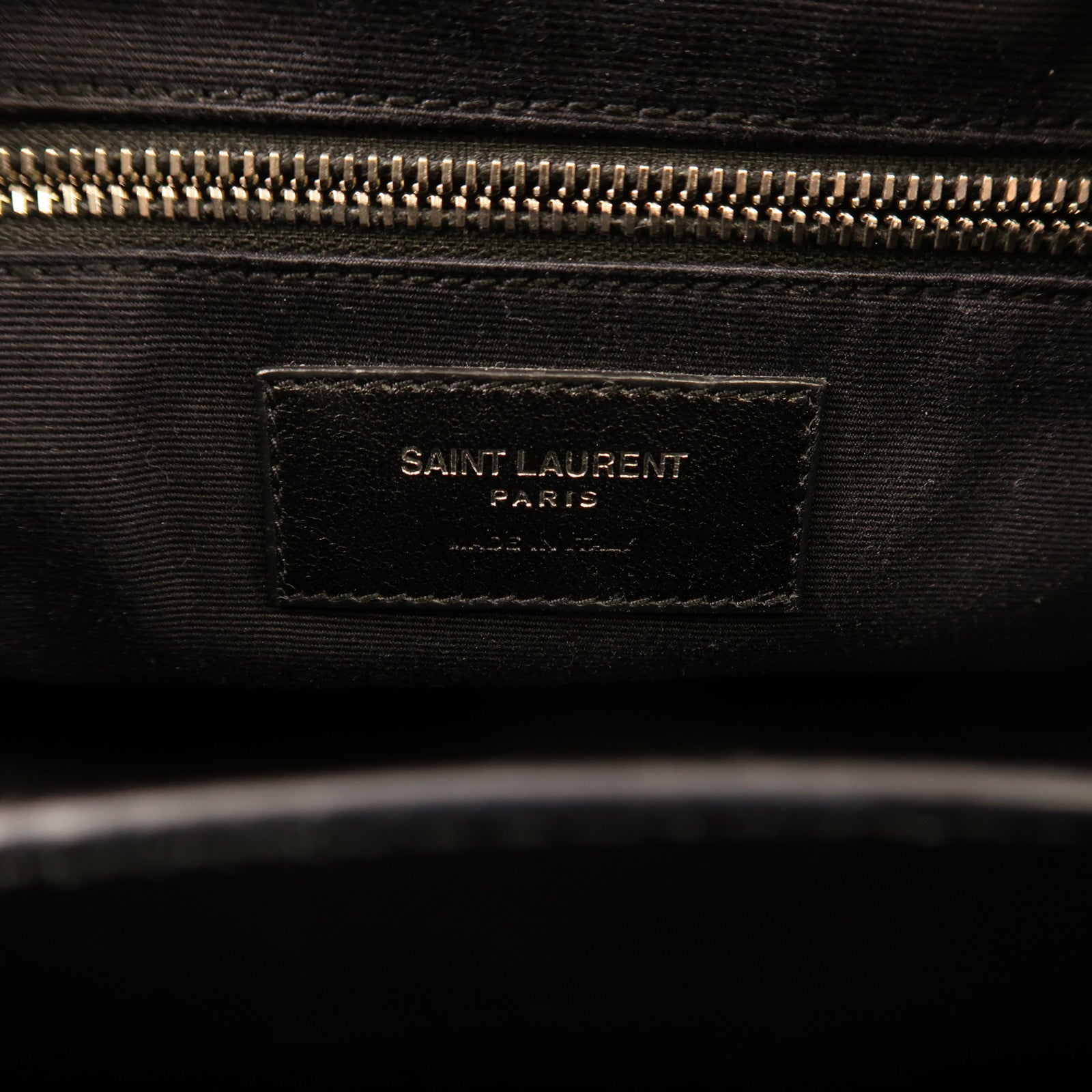 SAINT LAURENT 牛皮皮革Cahin Shoulder金扣鏈帶肩背袋