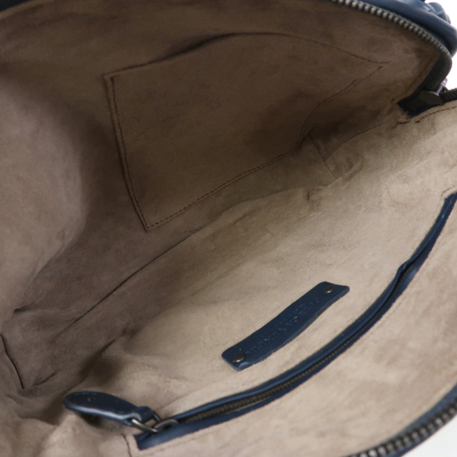BOTTEGA VENETA 織紋皮革Shoulder Bag肩背袋藍色