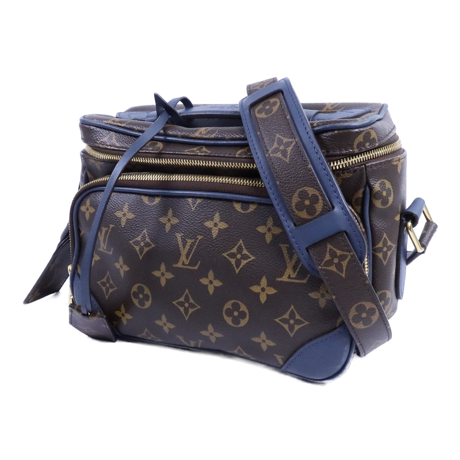 LOUIS VUITTON Monogram Slate Camera Bag手挽肩背兩用袋