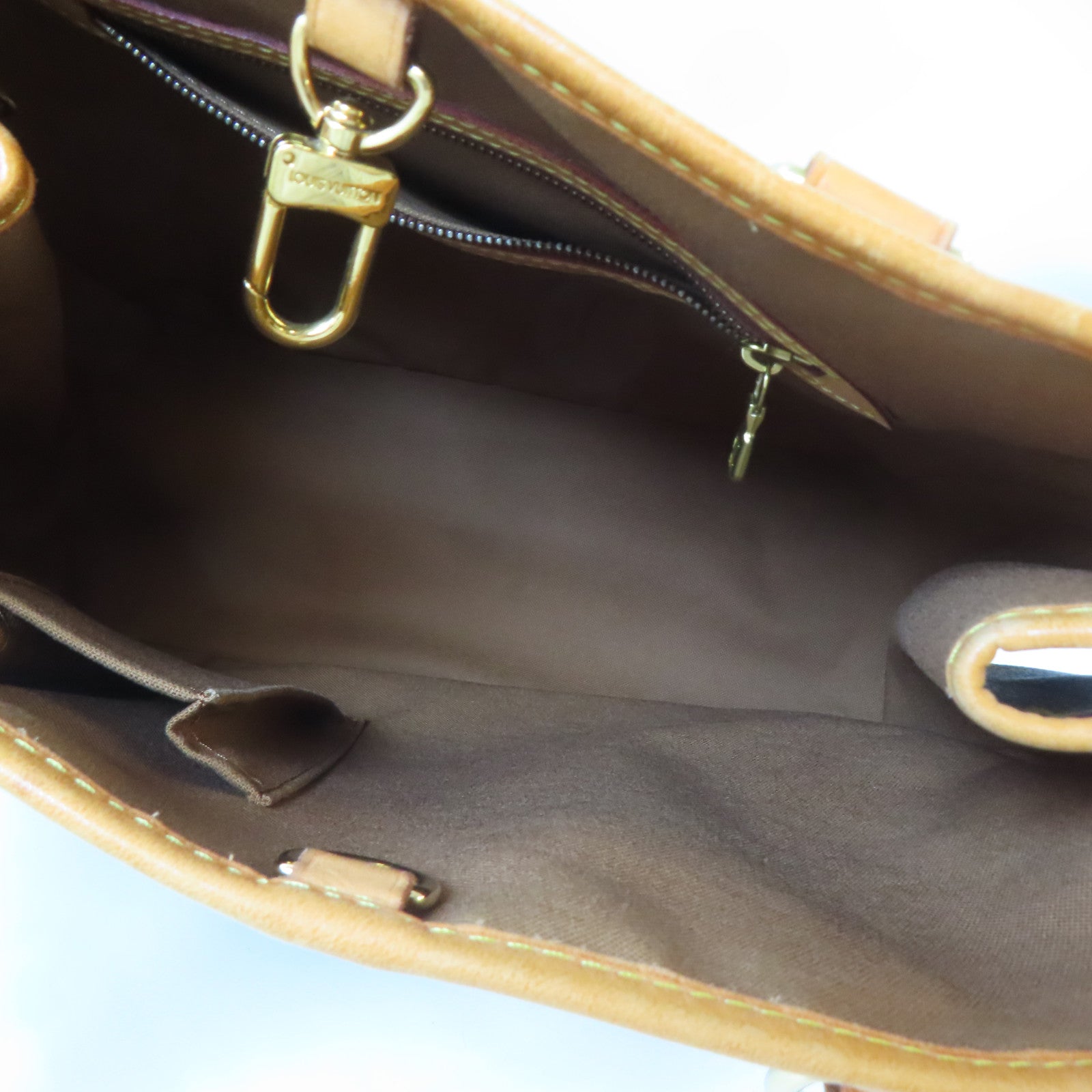 LOUIS VUITTON 【激減優惠】Monogram Batignolles金扣肩背袋棕色