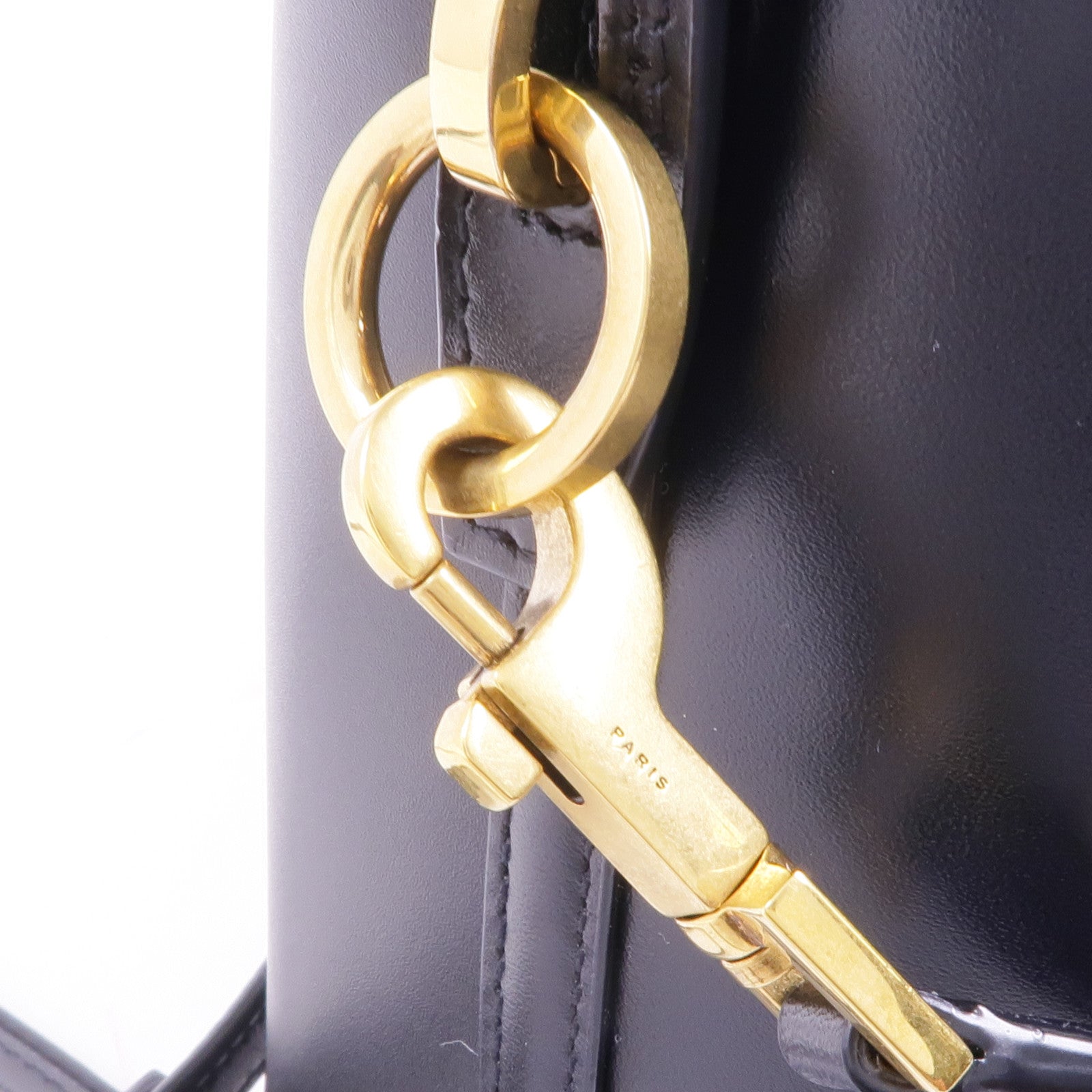 SAINT LAURENT 羊皮皮革LE 37 Mini Bucket Bag金扣手挽肩背兩用袋