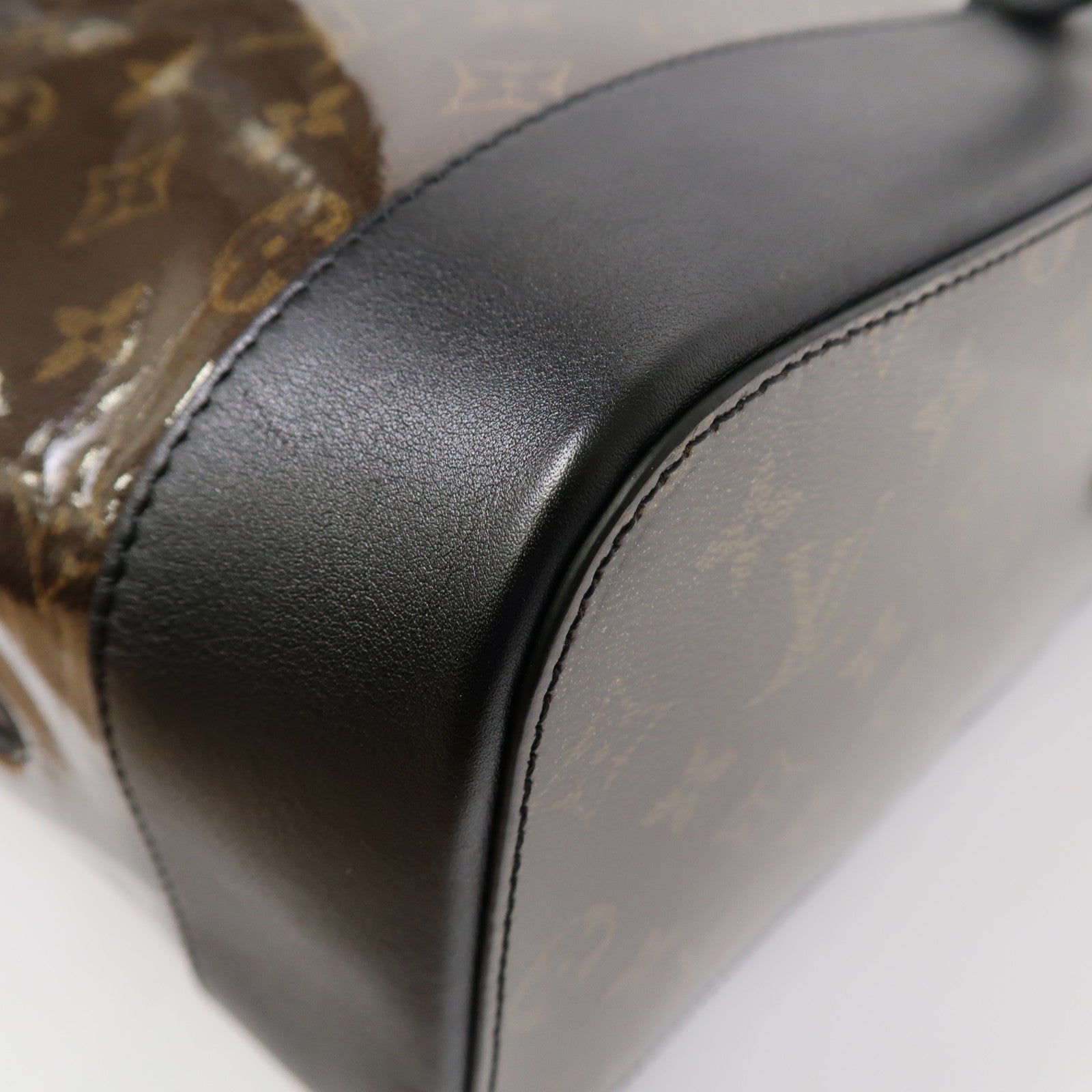 LOUIS VUITTON 【激減優惠】Monogram Glaze Zippen Tote Backpack背包背包/黑色