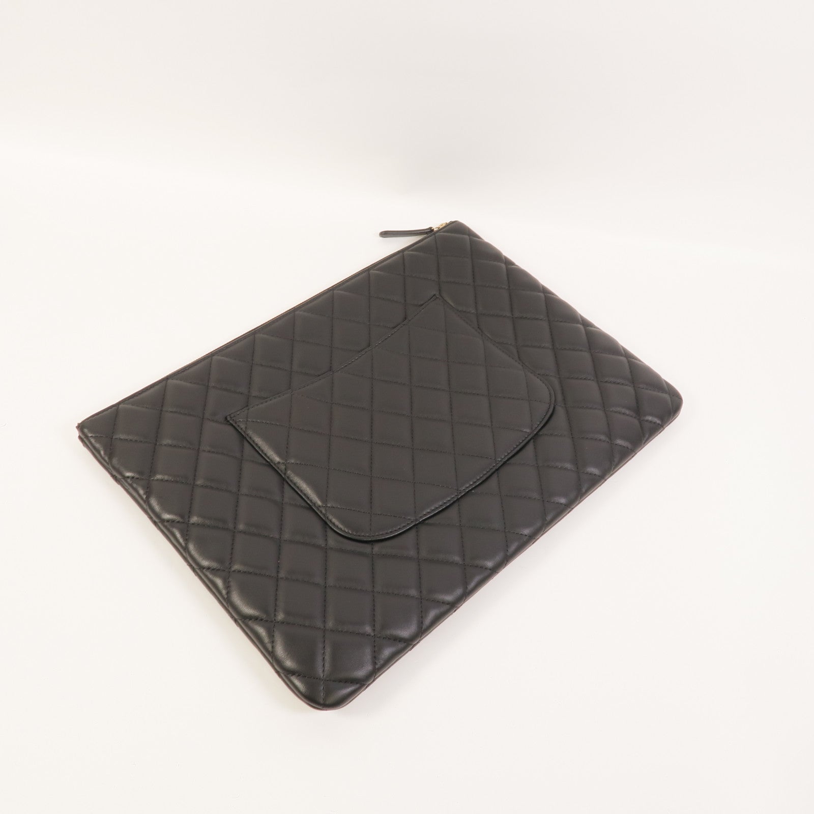 CHANEL 羊皮皮革Classic Zipped Pouch手拿包