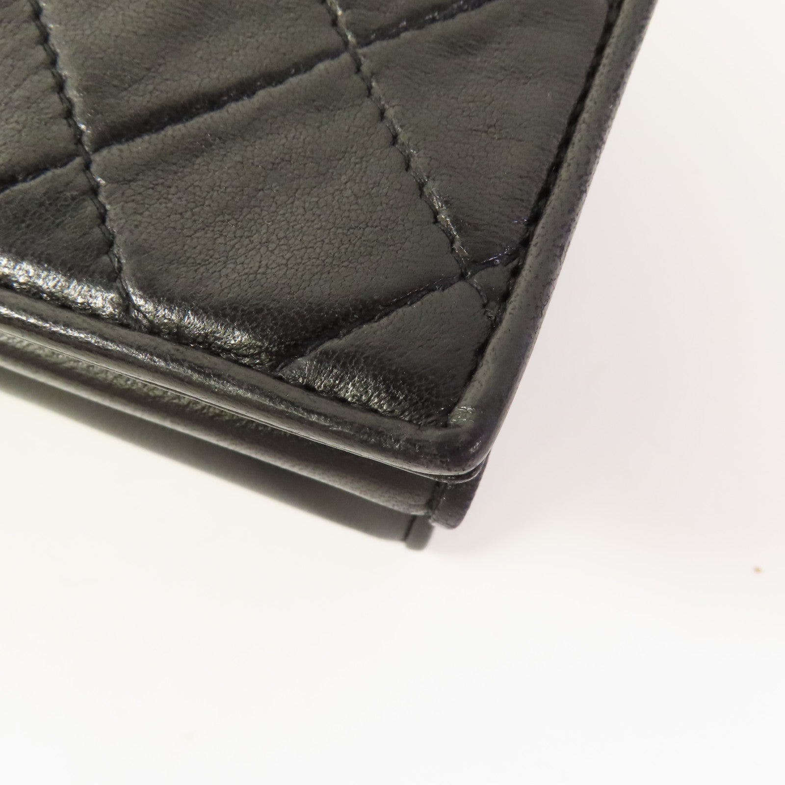 CHANEL 牛皮皮革Vintage Chain Shoulder金扣鏈帶肩背袋