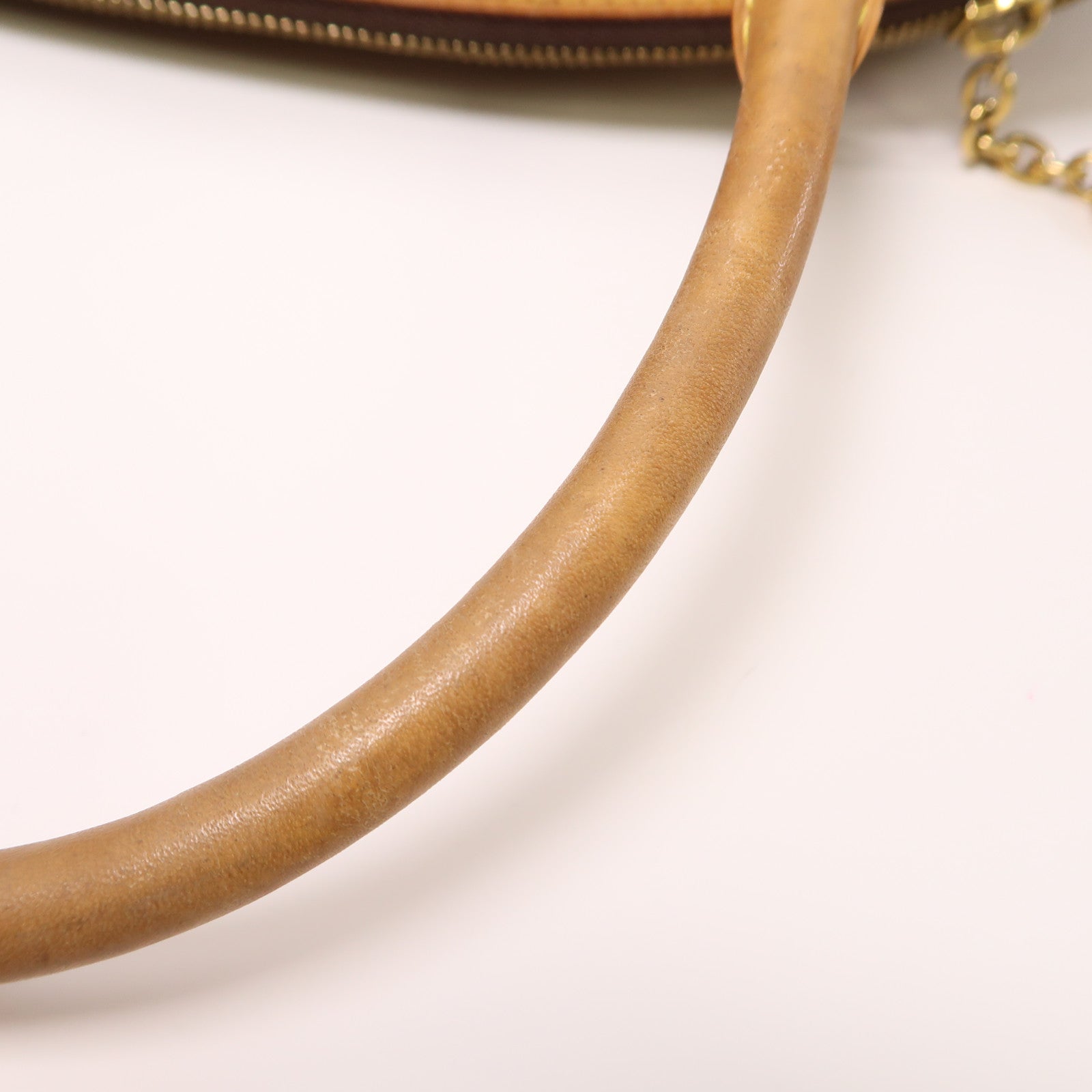 LOUIS VUITTON LV GHW Tivoli GM Shoulder Bag M40144 Monogram Brown