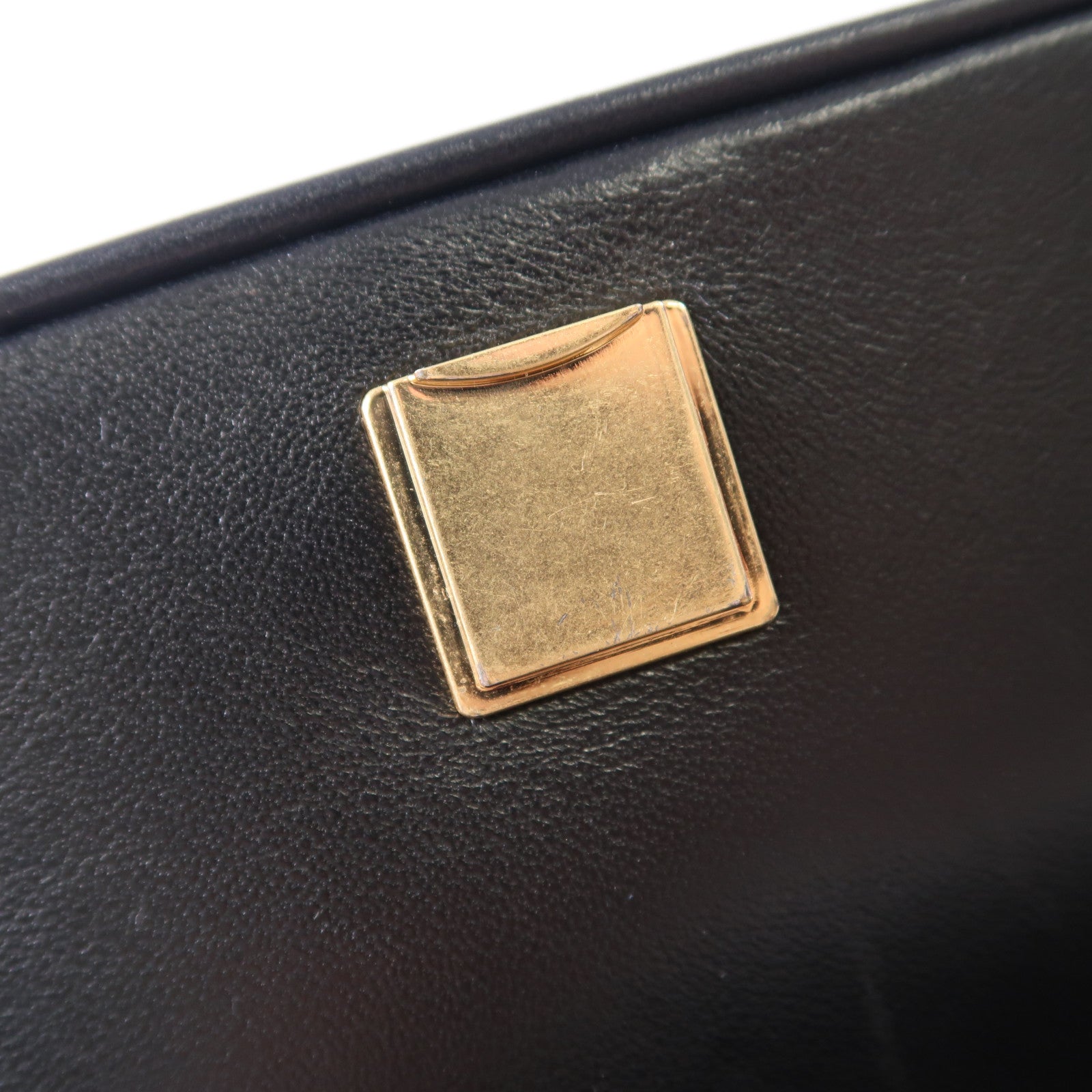 Tory Burch 牛皮皮革Small Fleming Soft Convertible Shoulder金扣鏈帶肩背袋黑色