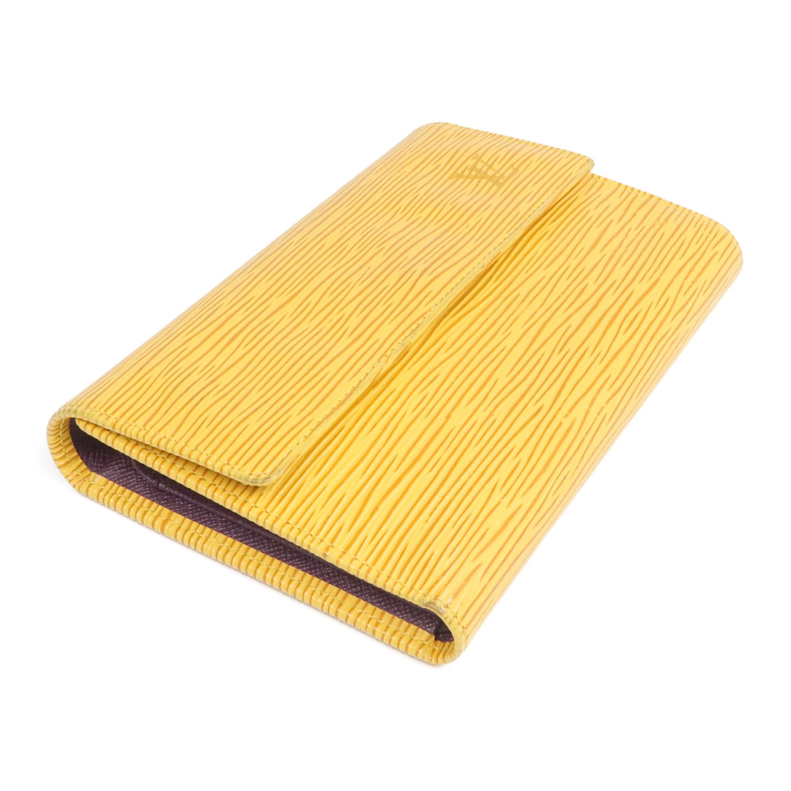 LOUIS VUITTON Epi Porte Tresor Etui Papier Wallet金扣錢包