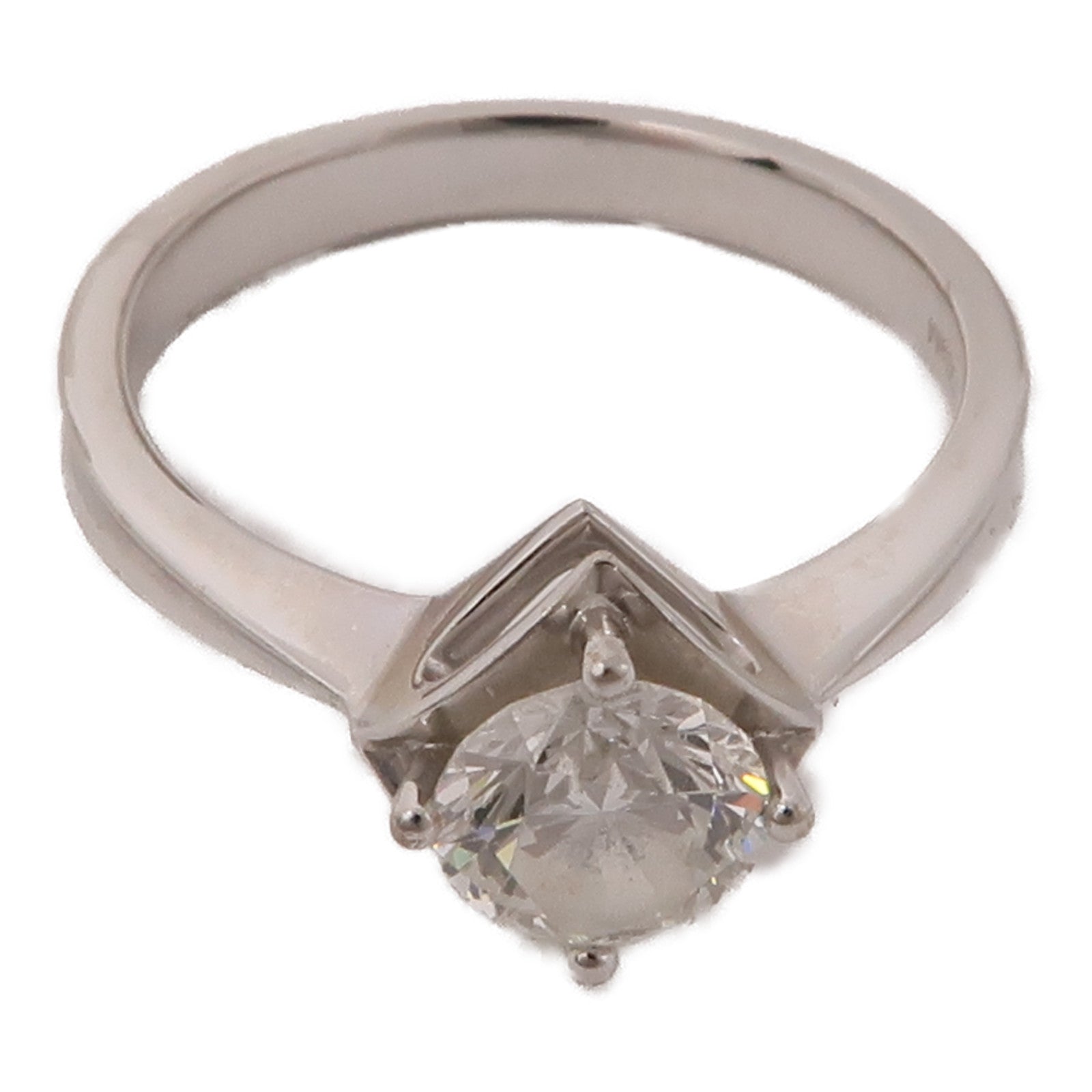 JEWELRY 【激減優惠】18K白金Diamond Ring鑽石戒指US#4.5