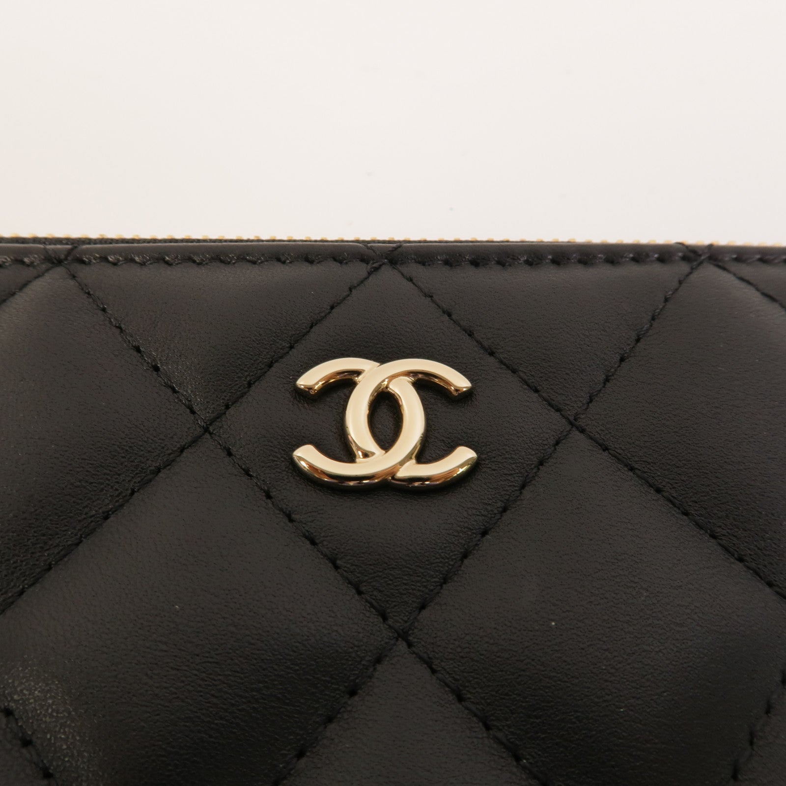 CHANEL 羊皮皮革Classic Zipped Pouch手拿包