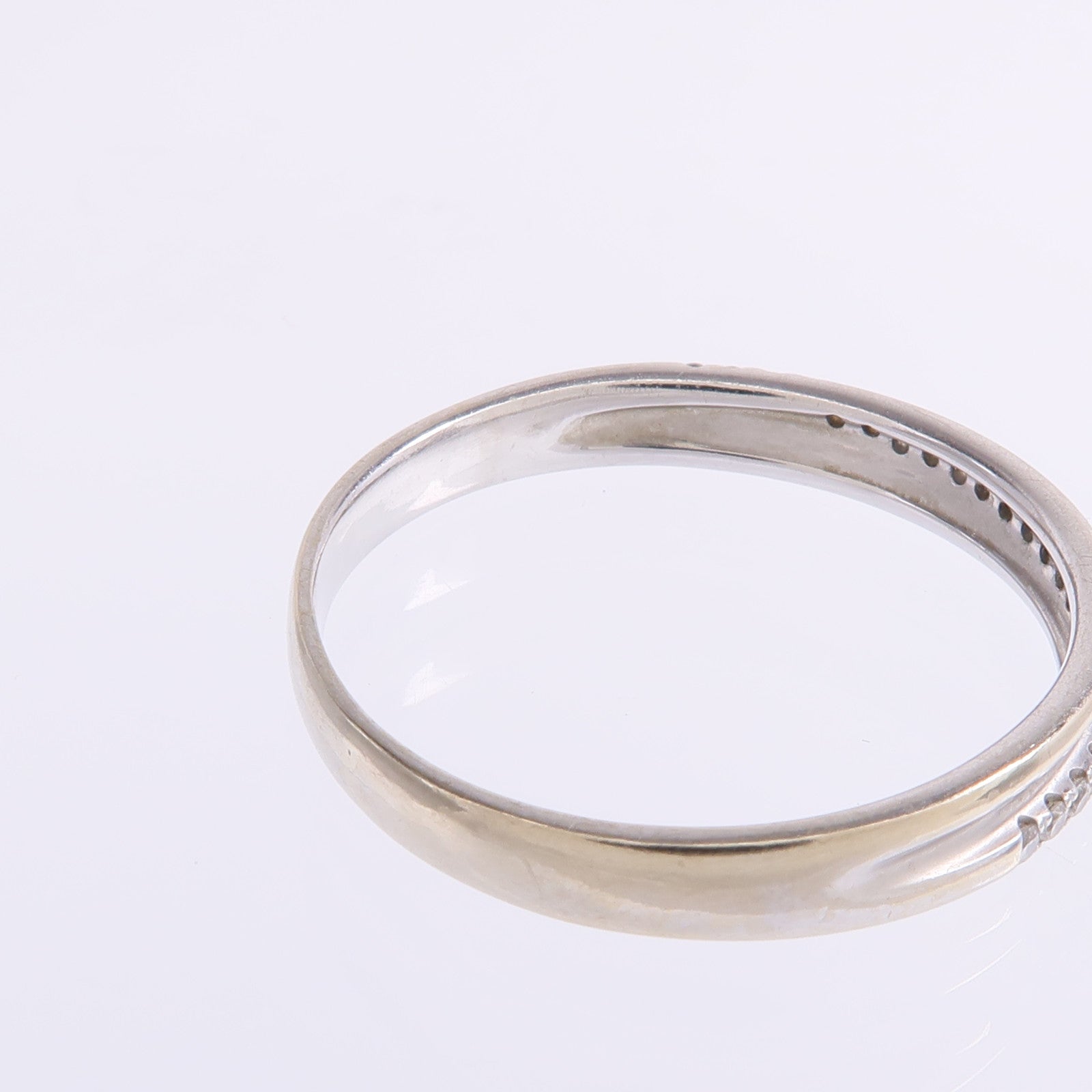 JEWELRY 【激減優惠】18K白金Diamond Ring鑽石戒指US#10.25