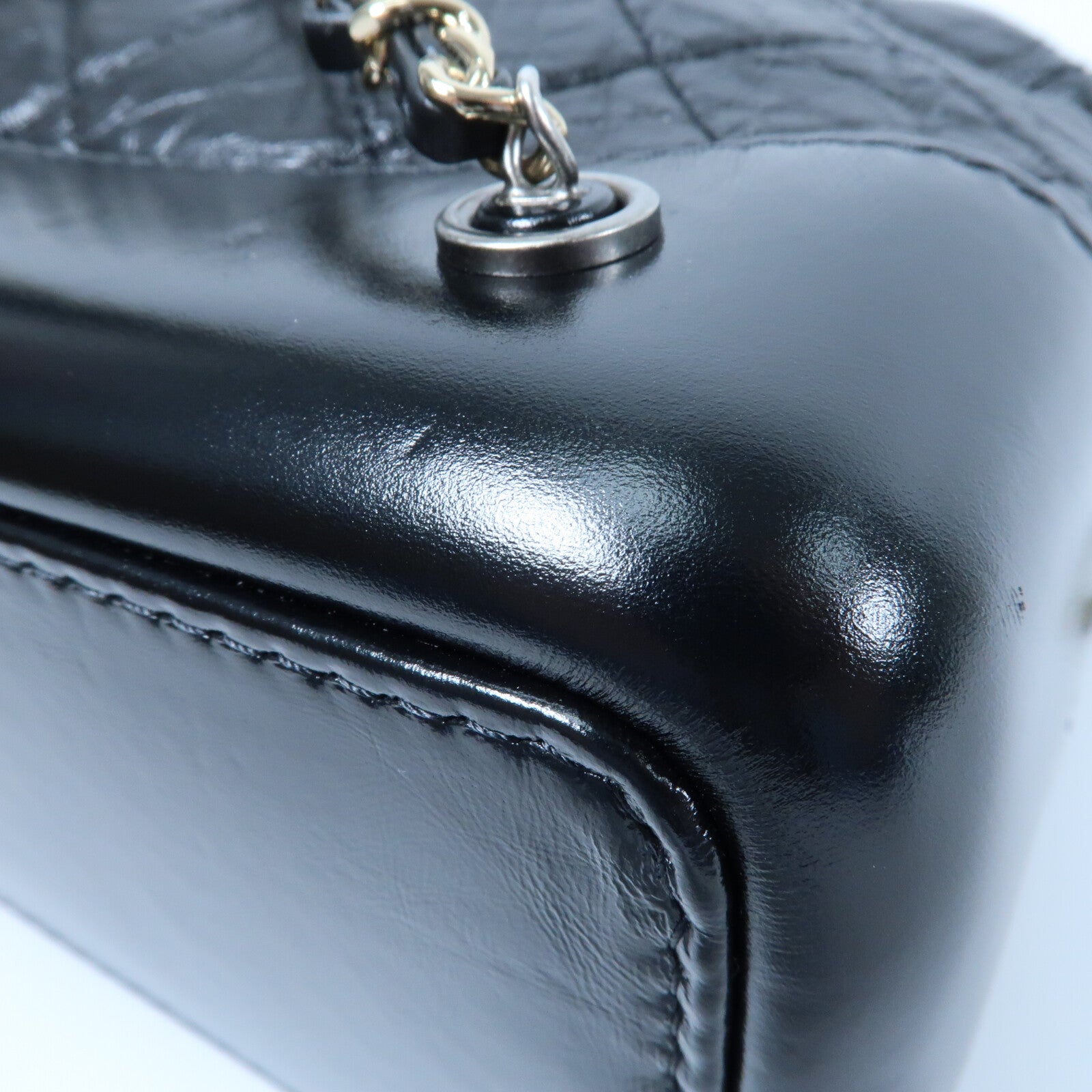 CHANEL 牛皮皮革Gabrielle Backpack鏈帶背包