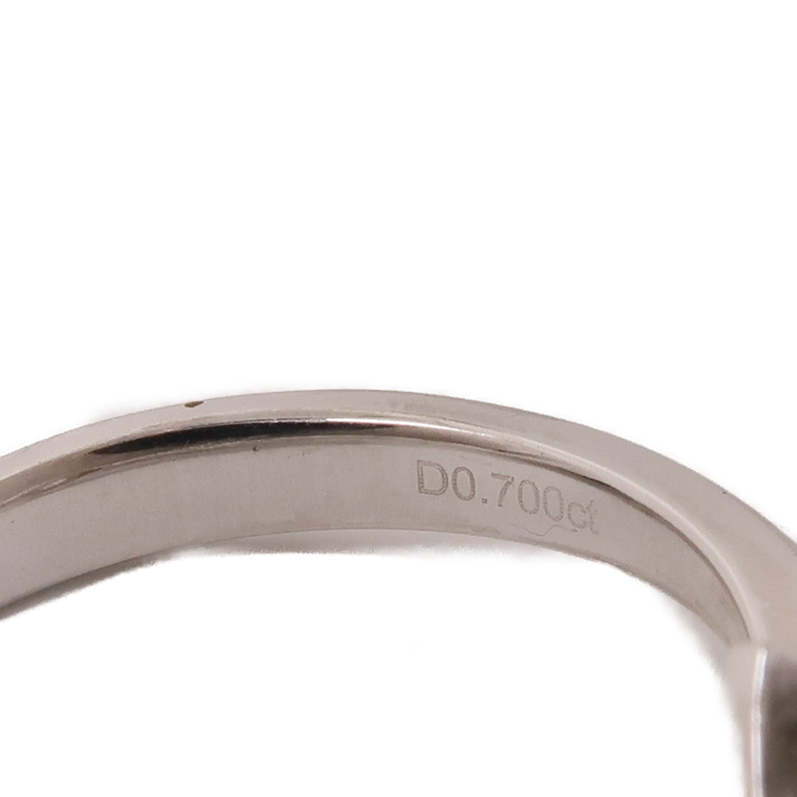 JEWELRY 【激減優惠】18K白金Diamond Ring鑽石戒指US#4.5