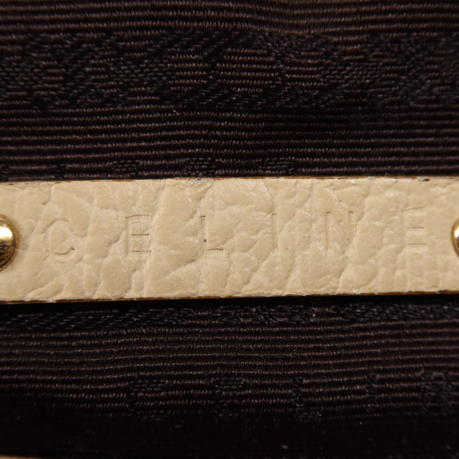 CELINE 帆布Hand Bag金扣手挽袋