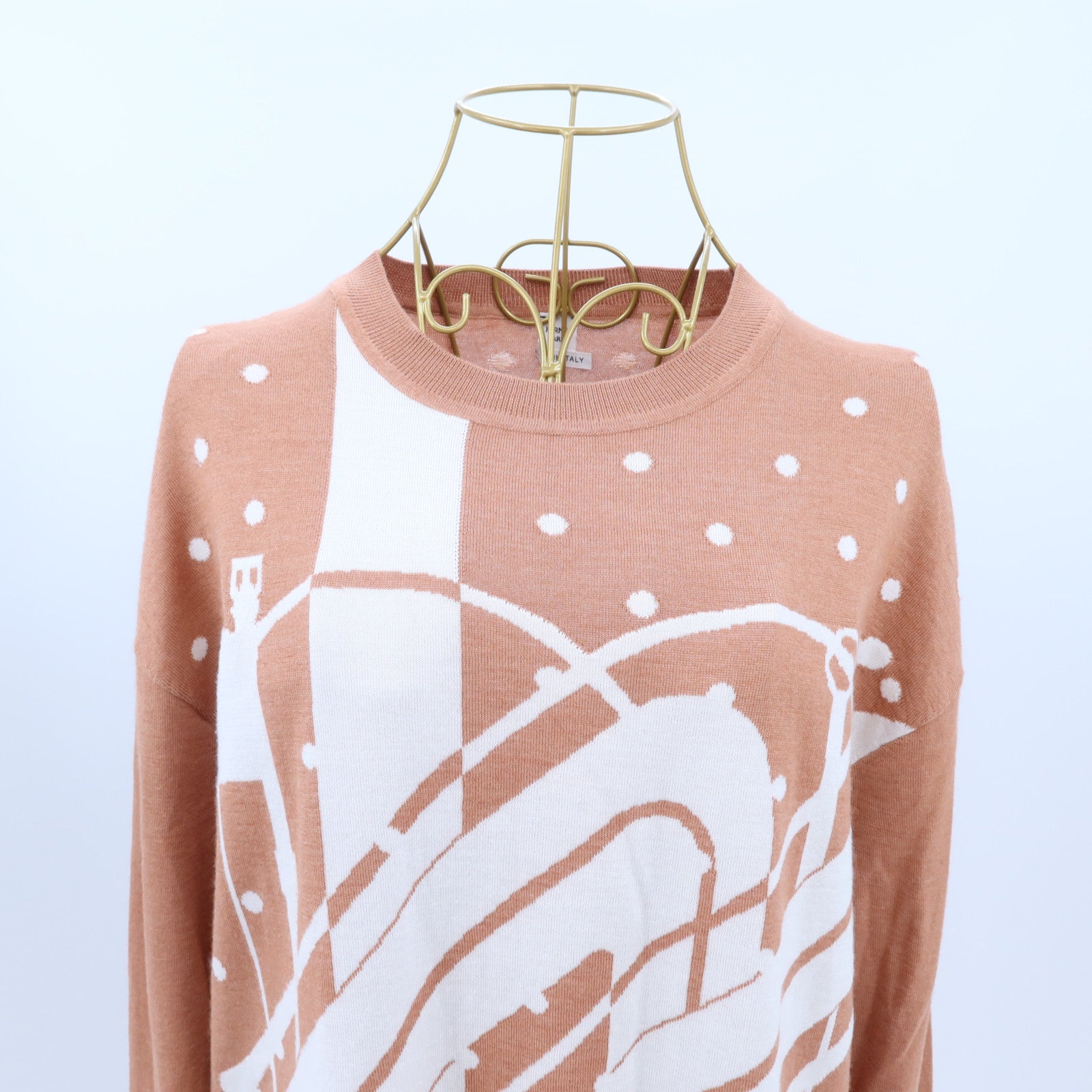 HERMES Cashmere Clic Clac Knit One-Piece連身裙