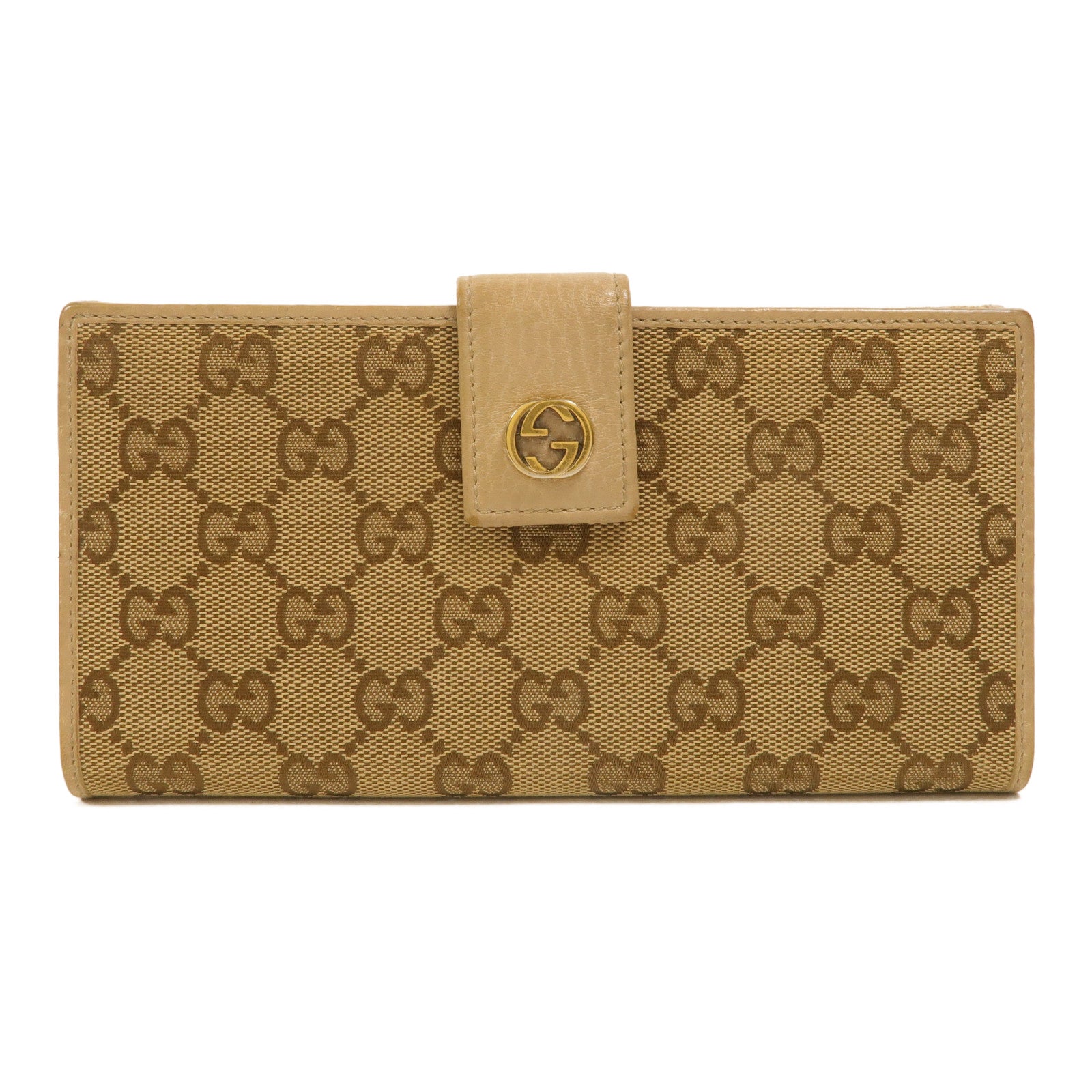 GUCCI 帆布GG Long Wallet長錢包