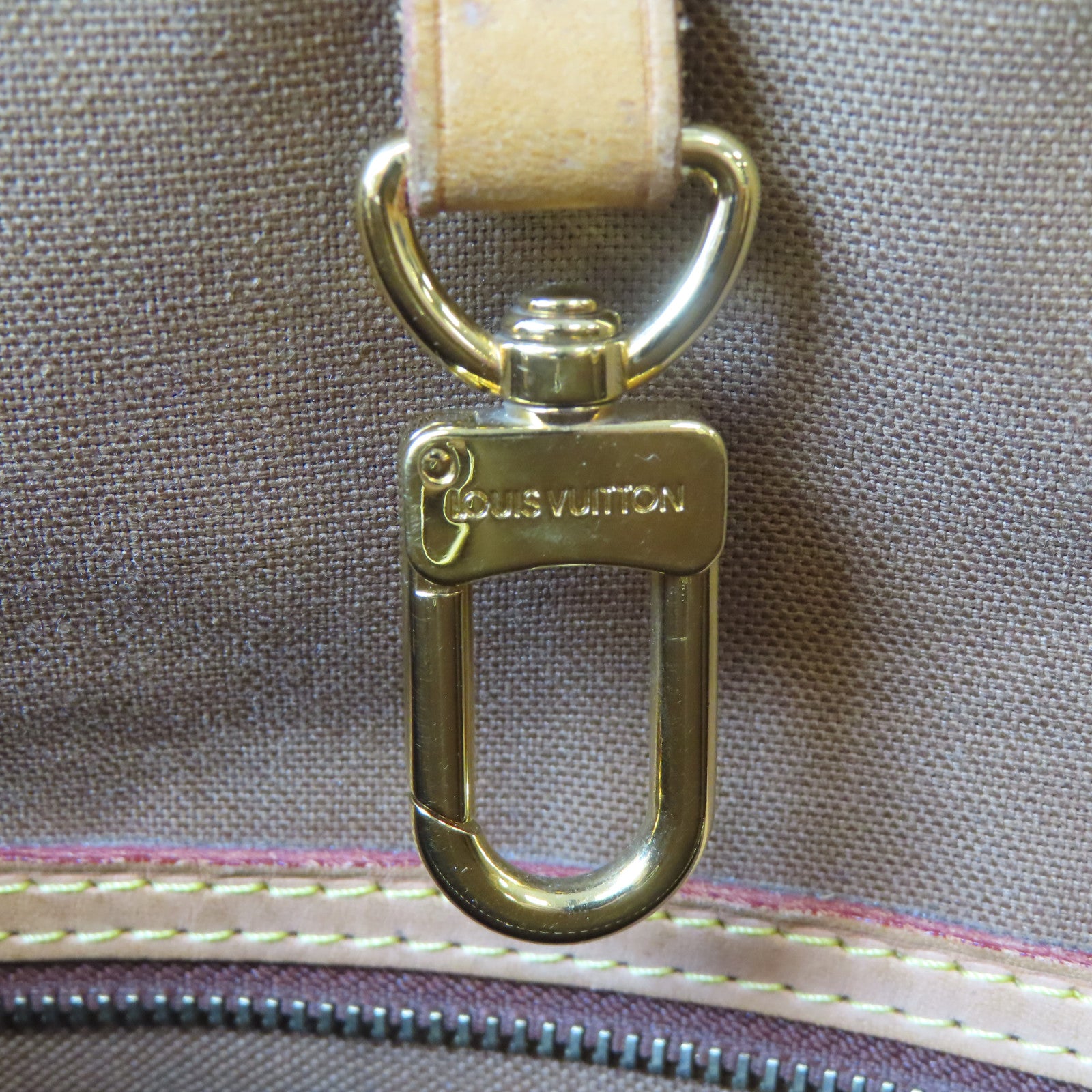 LOUIS VUITTON 【激減優惠】Monogram Batignolles金扣肩背袋棕色