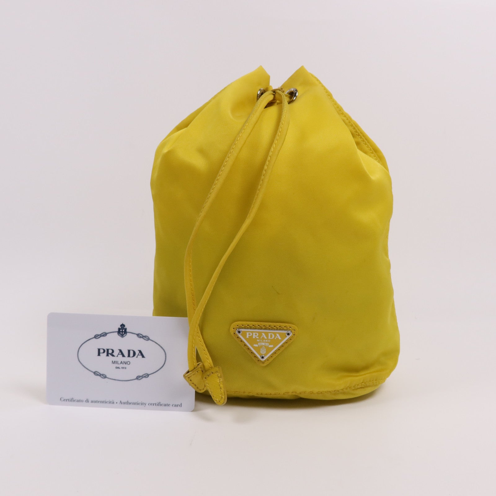 PRADA 尼龍Clutch Bag銀扣手拿包