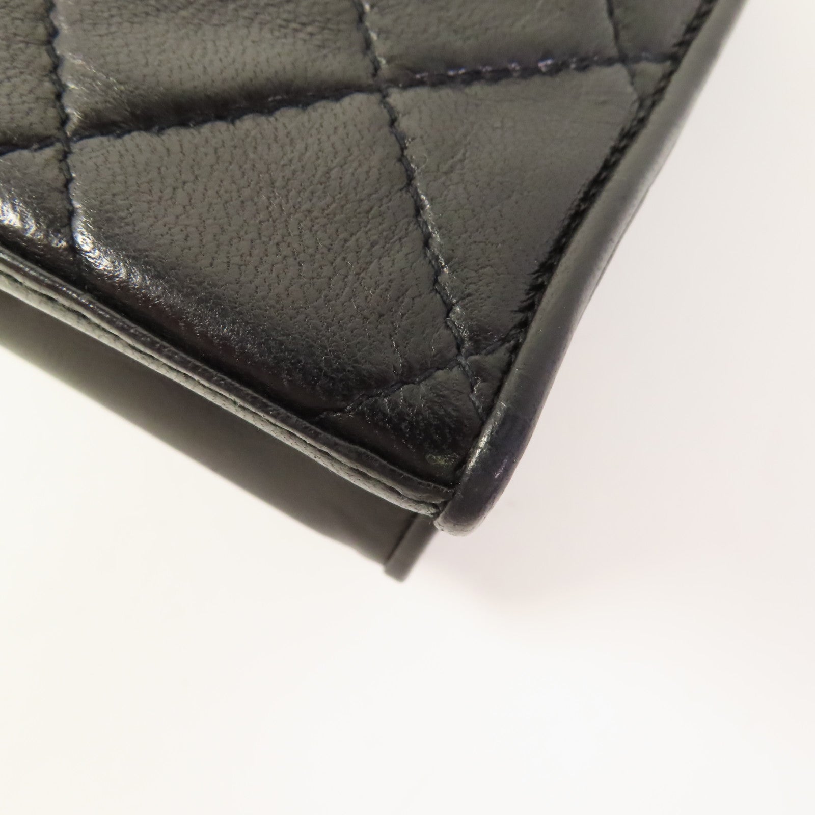 CHANEL 牛皮皮革Vintage Chain Shoulder金扣鏈帶肩背袋