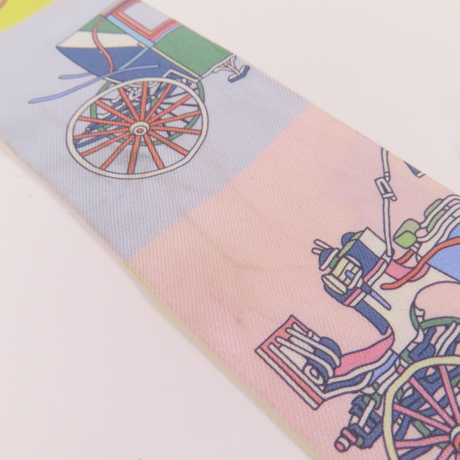 HERMES 【激減優惠】絲質Twilly絲巾