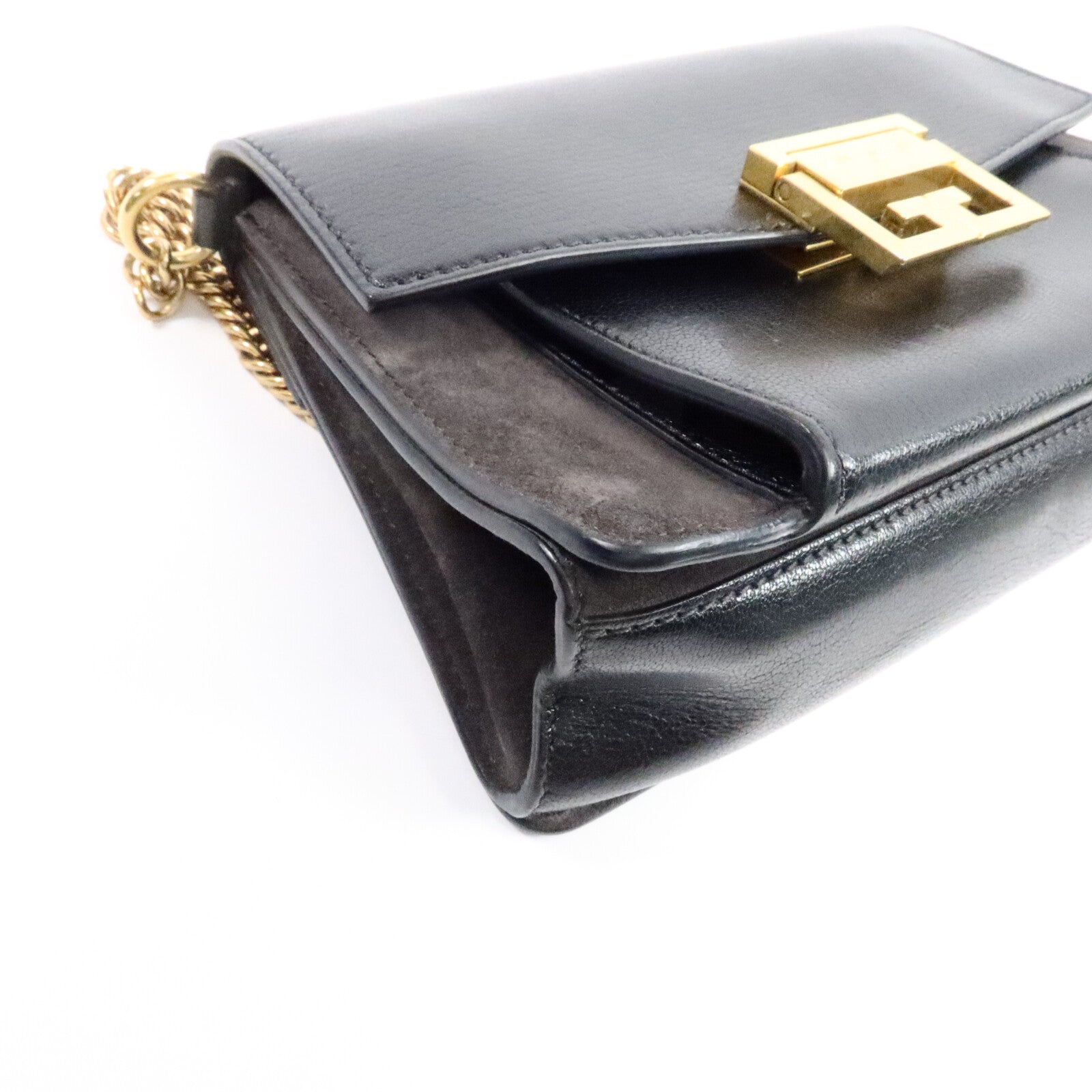 GIVENCHY 山羊皮皮革Chain Shoulder Bag鏈帶肩背袋