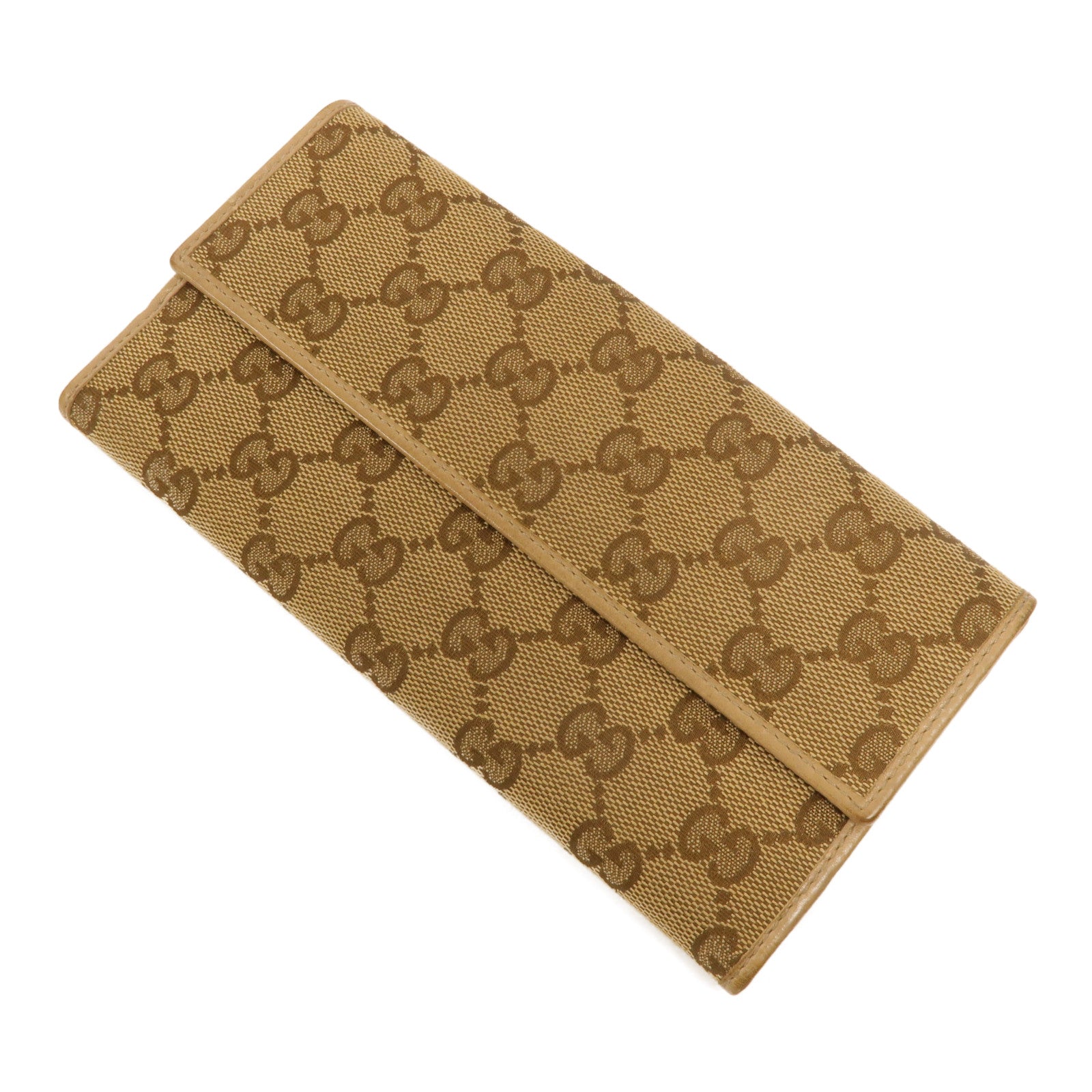 GUCCI 帆布GG Long Wallet長錢包