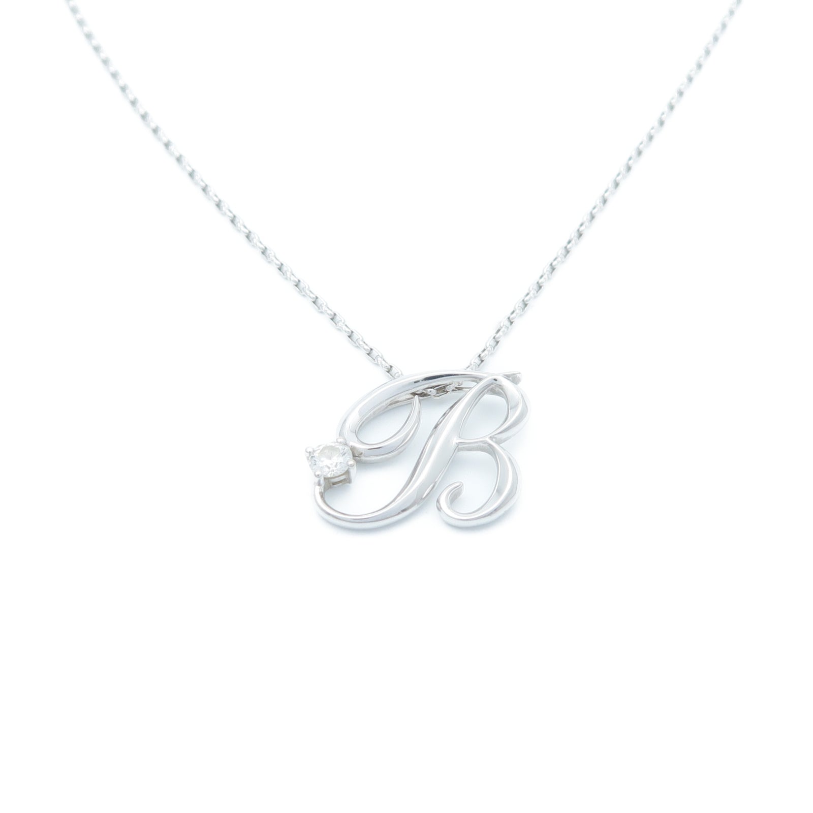 JEWELRY 18K白金Diamond Necklace鑽石項鍊