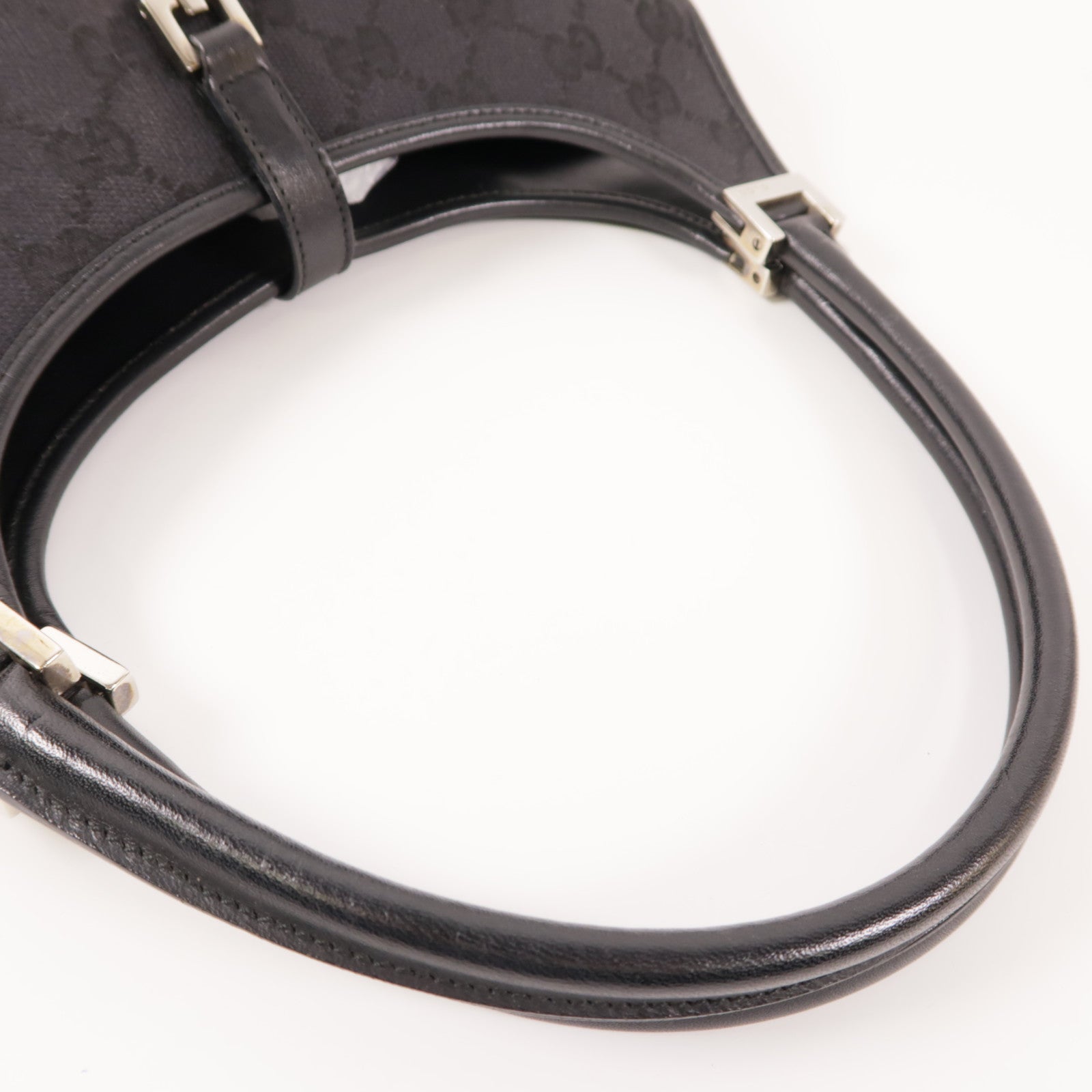 GUCCI 帆布Hand Bag銀扣手挽袋