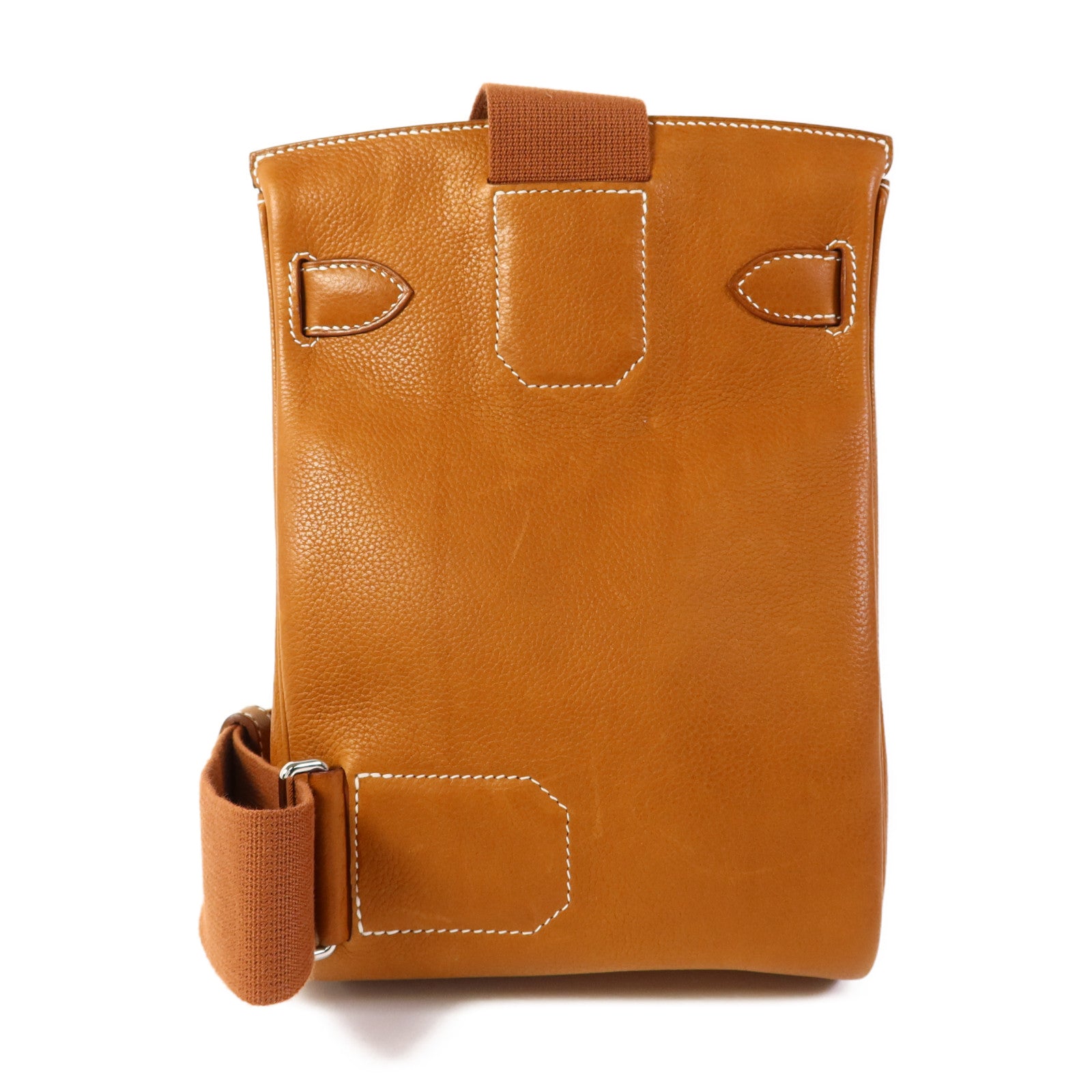 HERMES Barenia Faubourg皮革Hac A Dos銀扣背包Gold – Brand Off HERMES Barenia Faubourg皮革Hac A Dos銀扣背包Gold – Brand Off