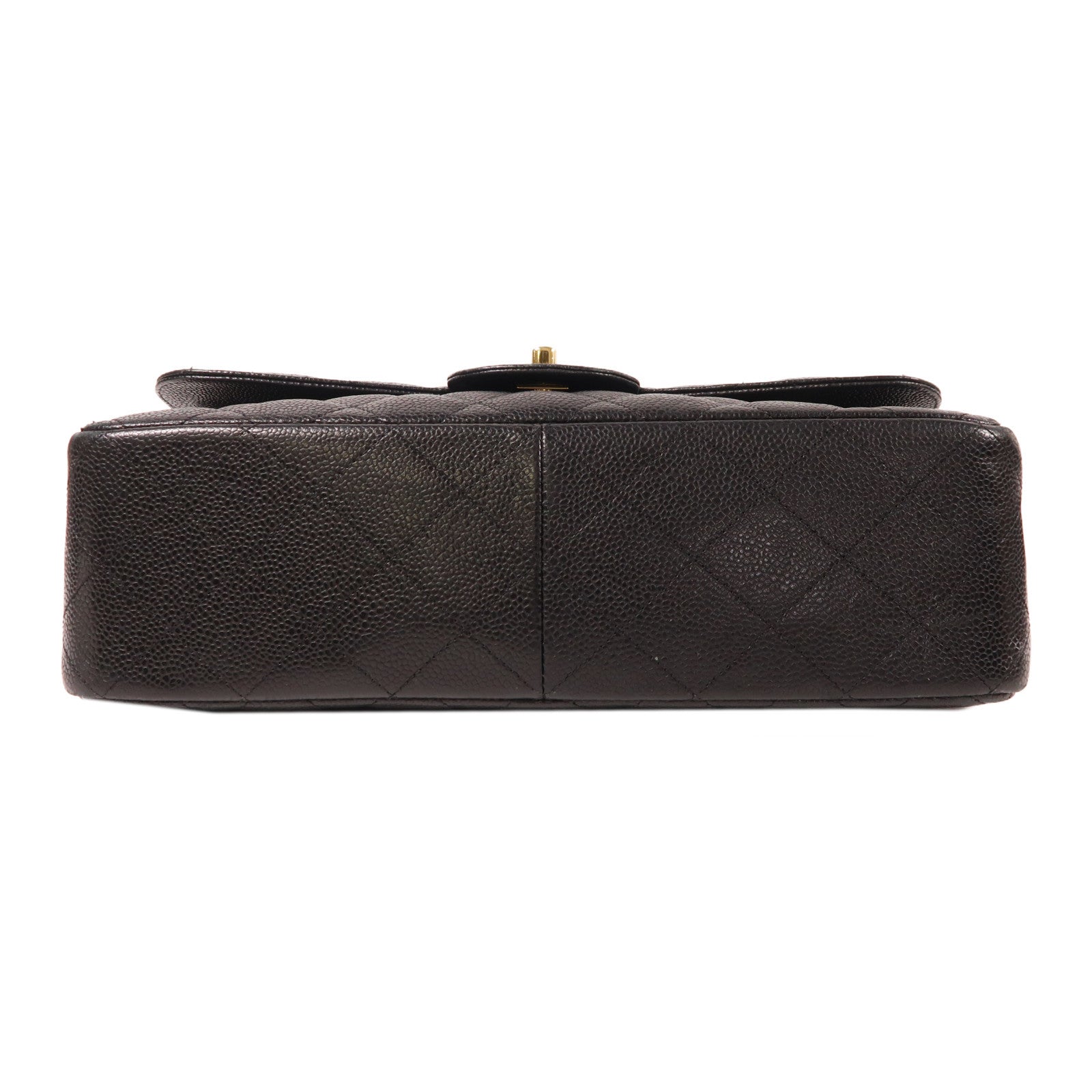 CHANEL CC GHW Large Classic Chain Shoulder Bag A58600 Calfskin Leather Black