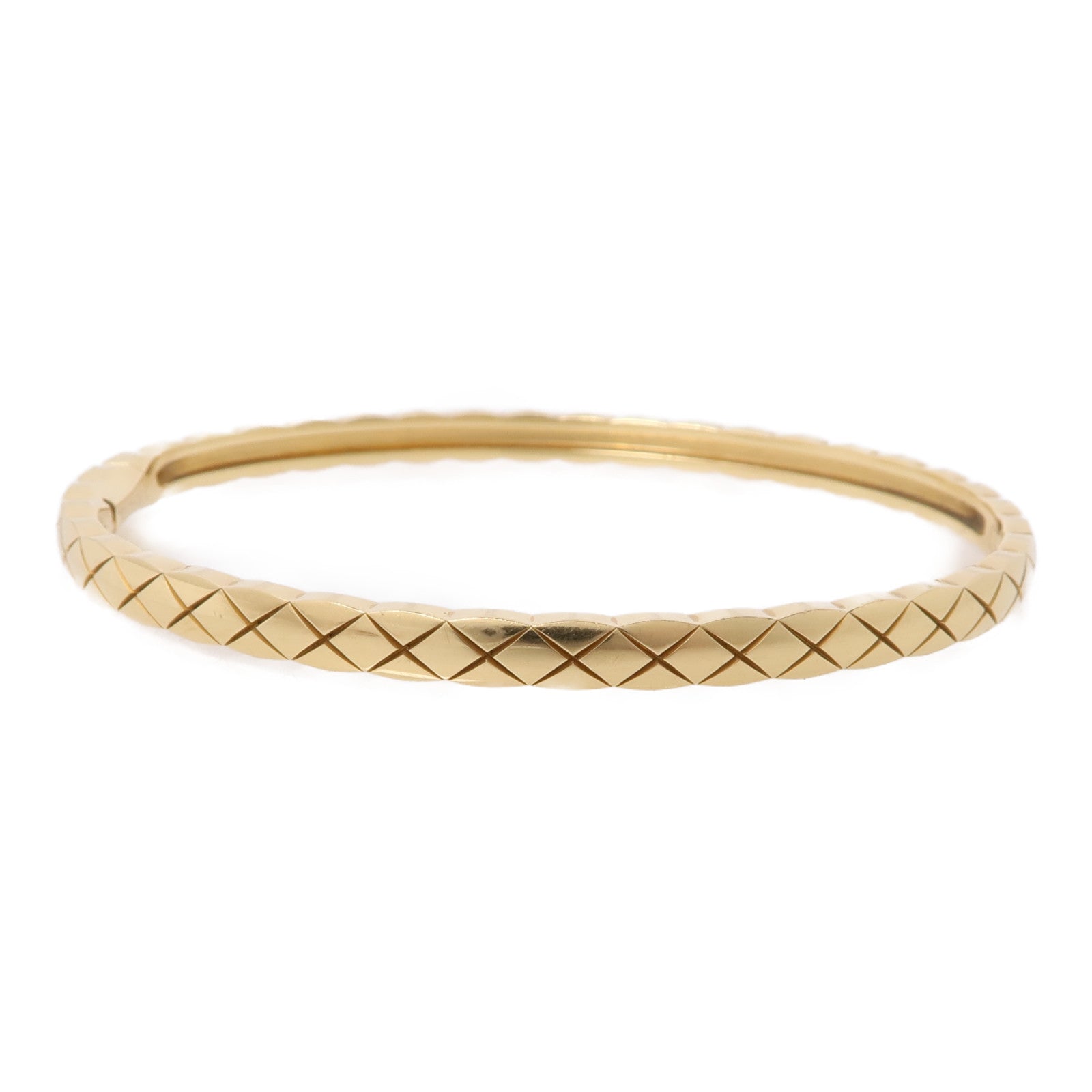 CHANEL 18K黃金Coco Crush Bangle手鐲
