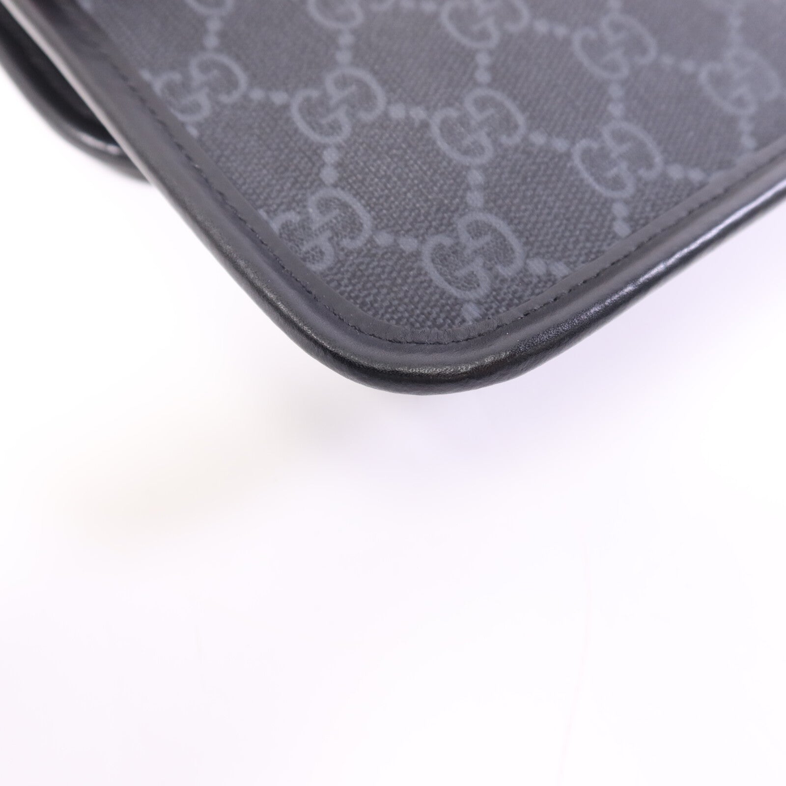 GUCCI 塗層帆布GG Supreme Waist Bag銀扣腰包