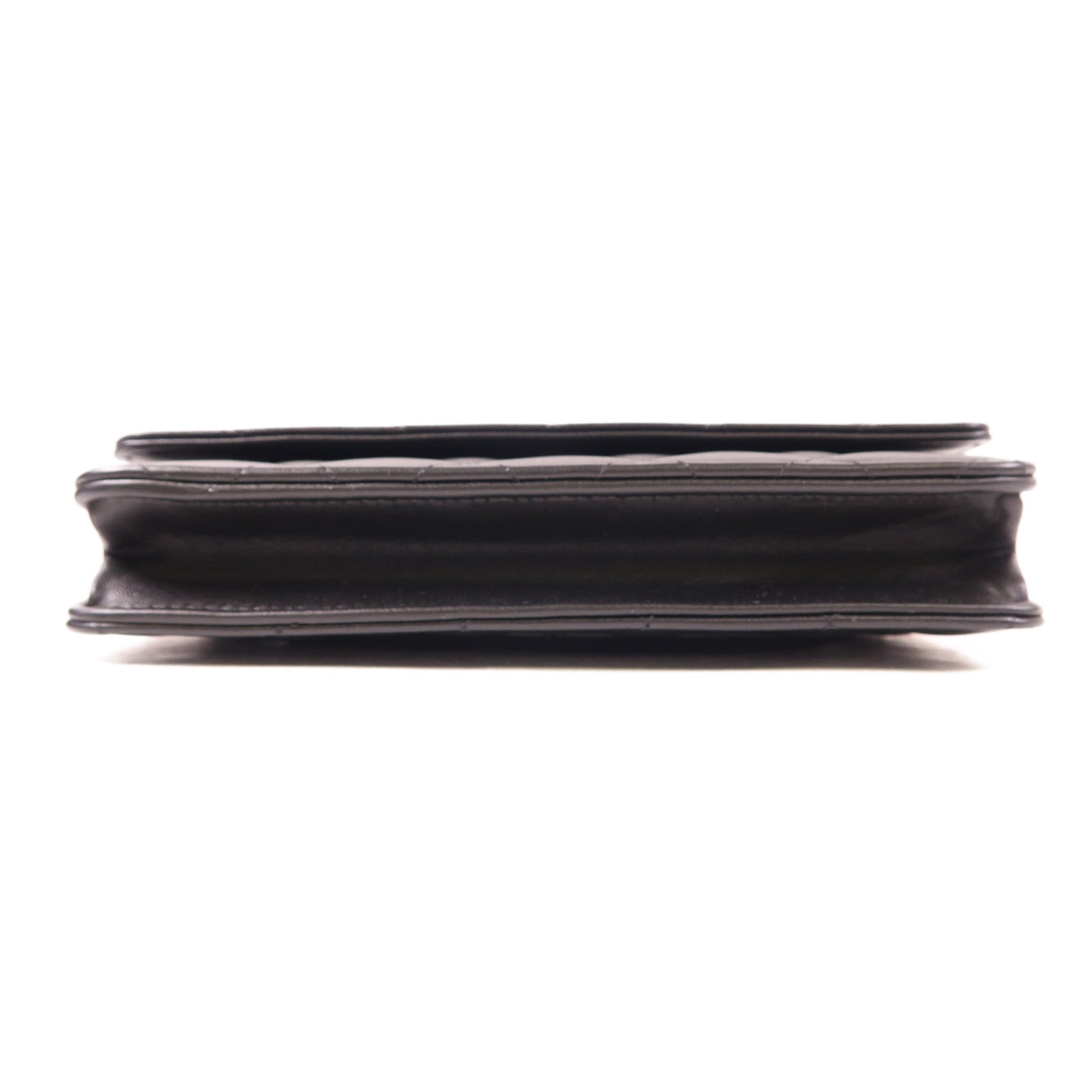 CHANEL 羊皮皮革WOC Wallet On Chain銀扣鏈帶肩背袋