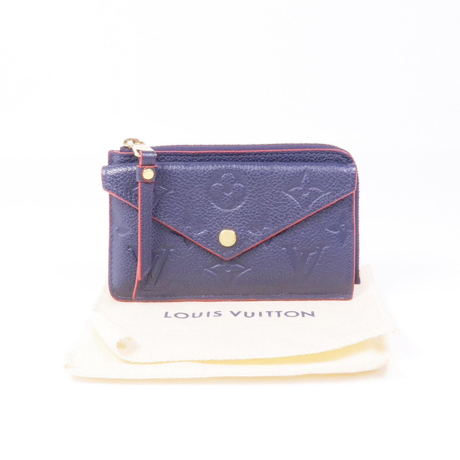 LOUIS VUITTON Monogram Empreinte Card Case金扣卡片套