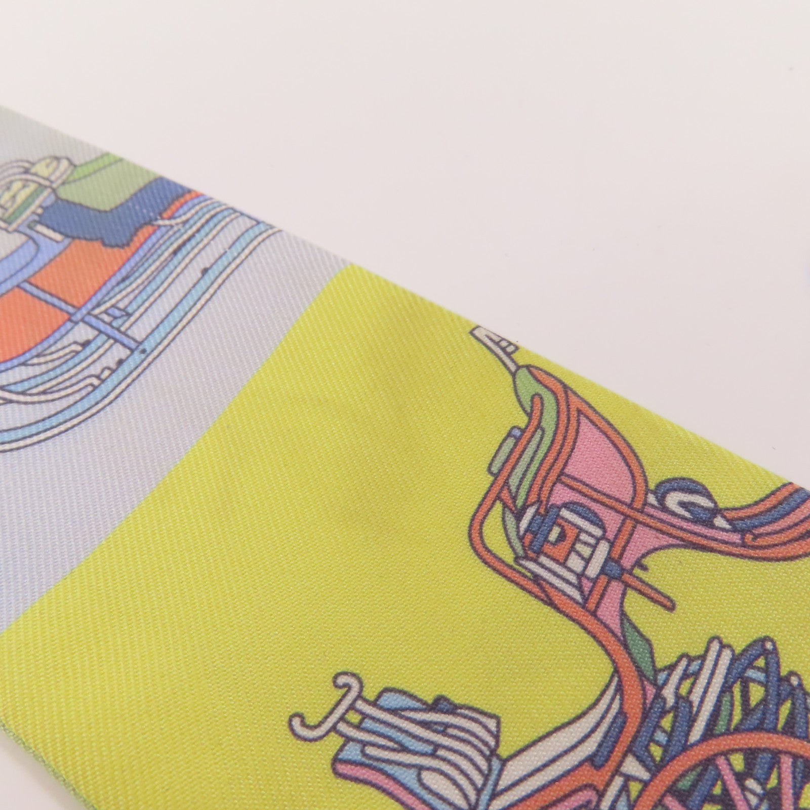 HERMES 【激減優惠】絲質Twilly絲巾