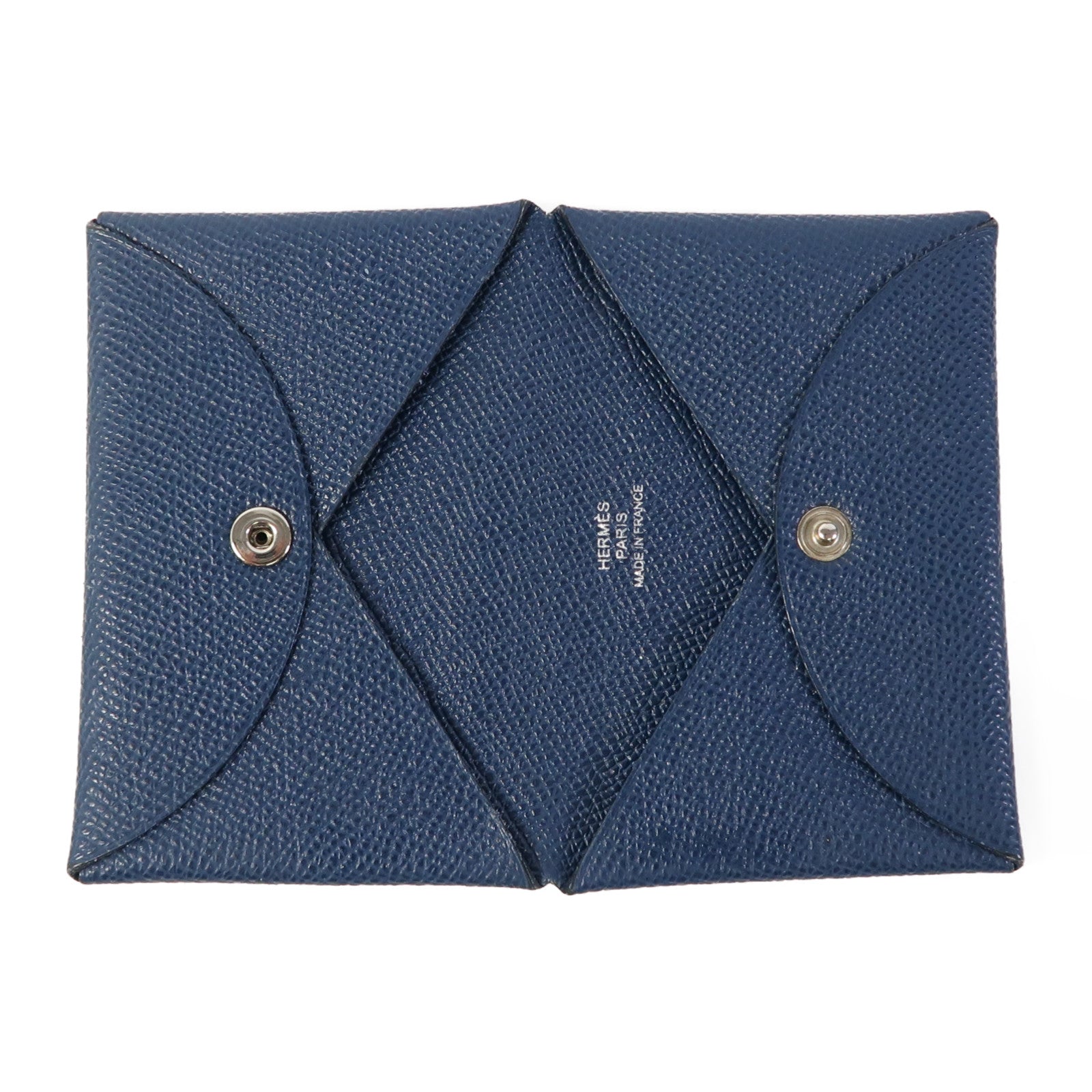 HERMES Epsom皮革Calvi卡片套