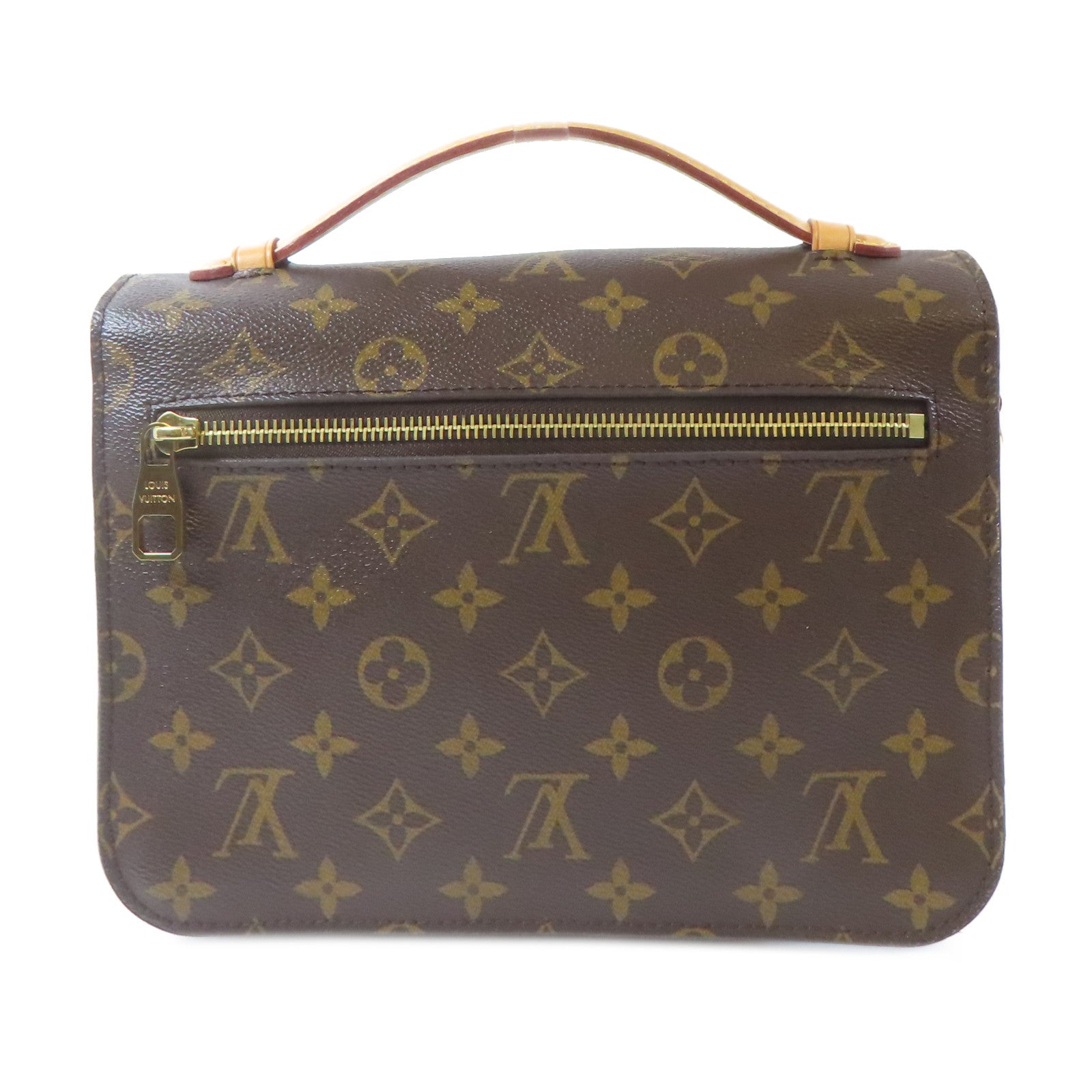 LOUIS VUITTON Monogram Pochette Metis金扣手挽肩背兩用袋啡色