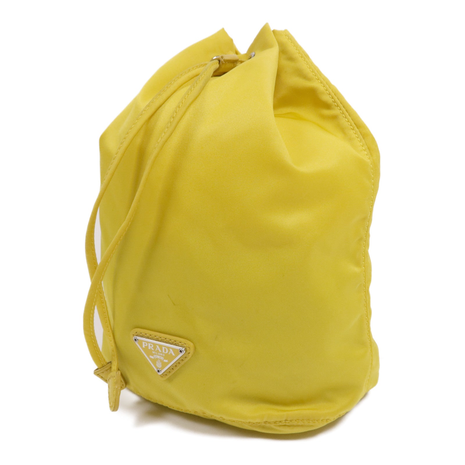 PRADA 尼龍Clutch Bag銀扣手拿包