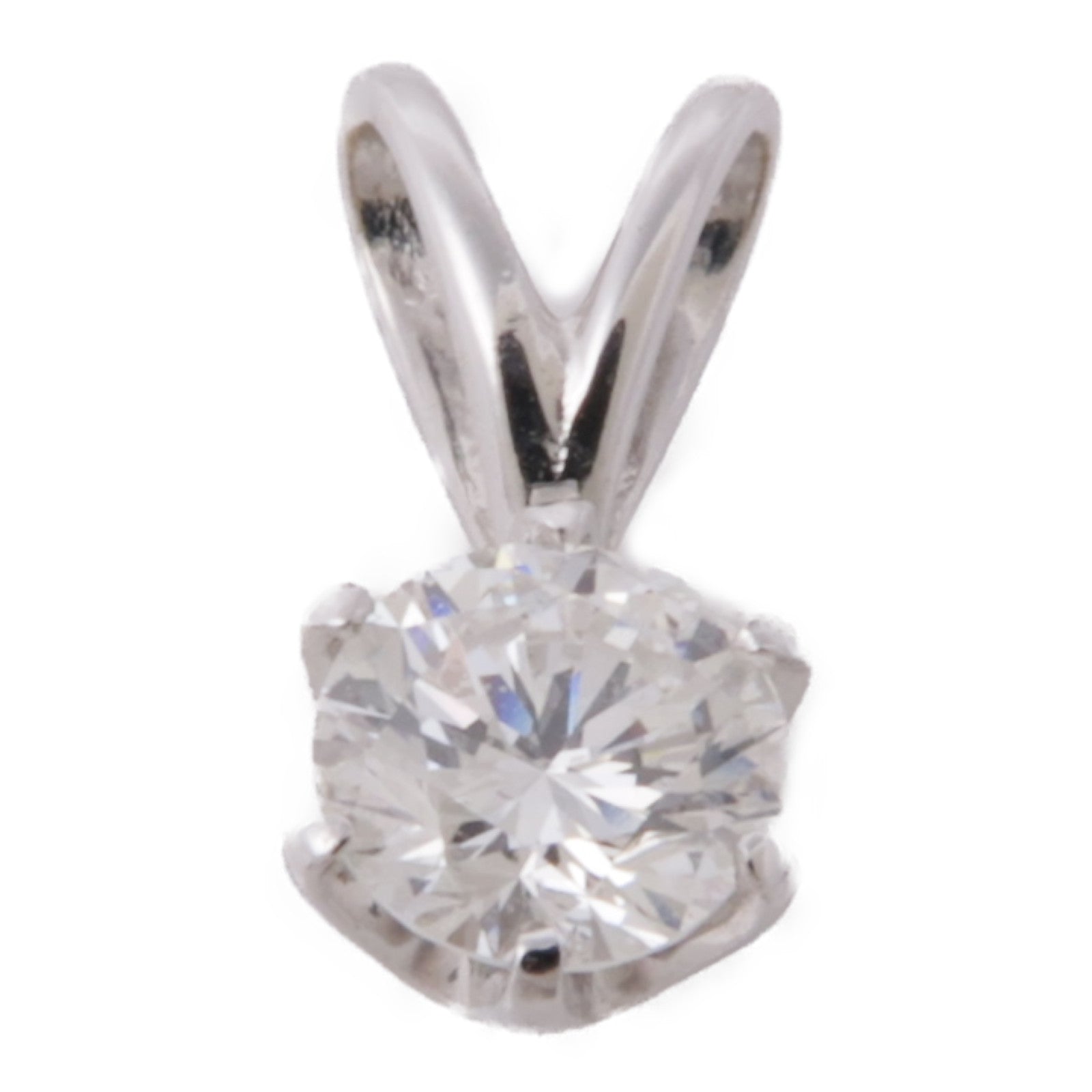 JEWELRY 18K白金Diamond Top鑽石吊墜