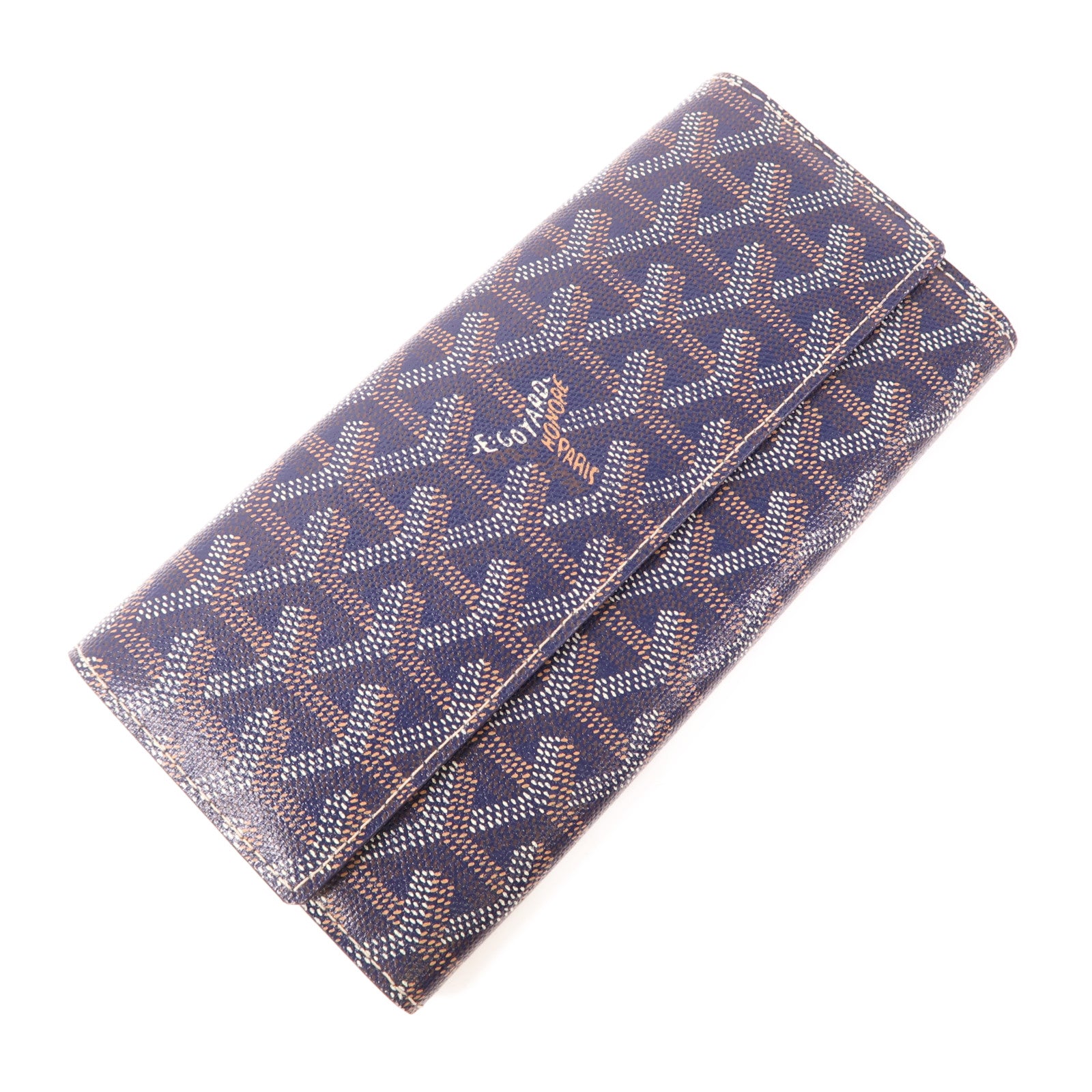GOYARD 塗層帆布Long Wallet銀扣長錢包