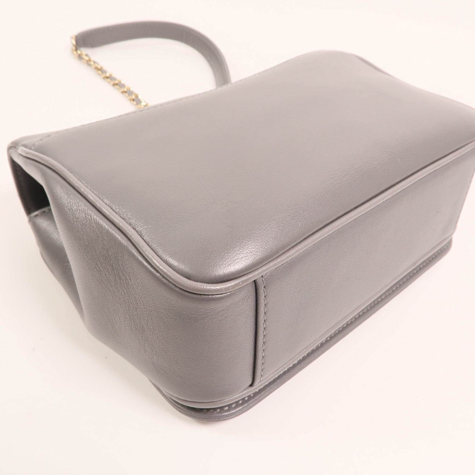 CHANEL 【激減優惠】牛皮皮革CC Mania Flap Bag金扣鏈帶肩背袋