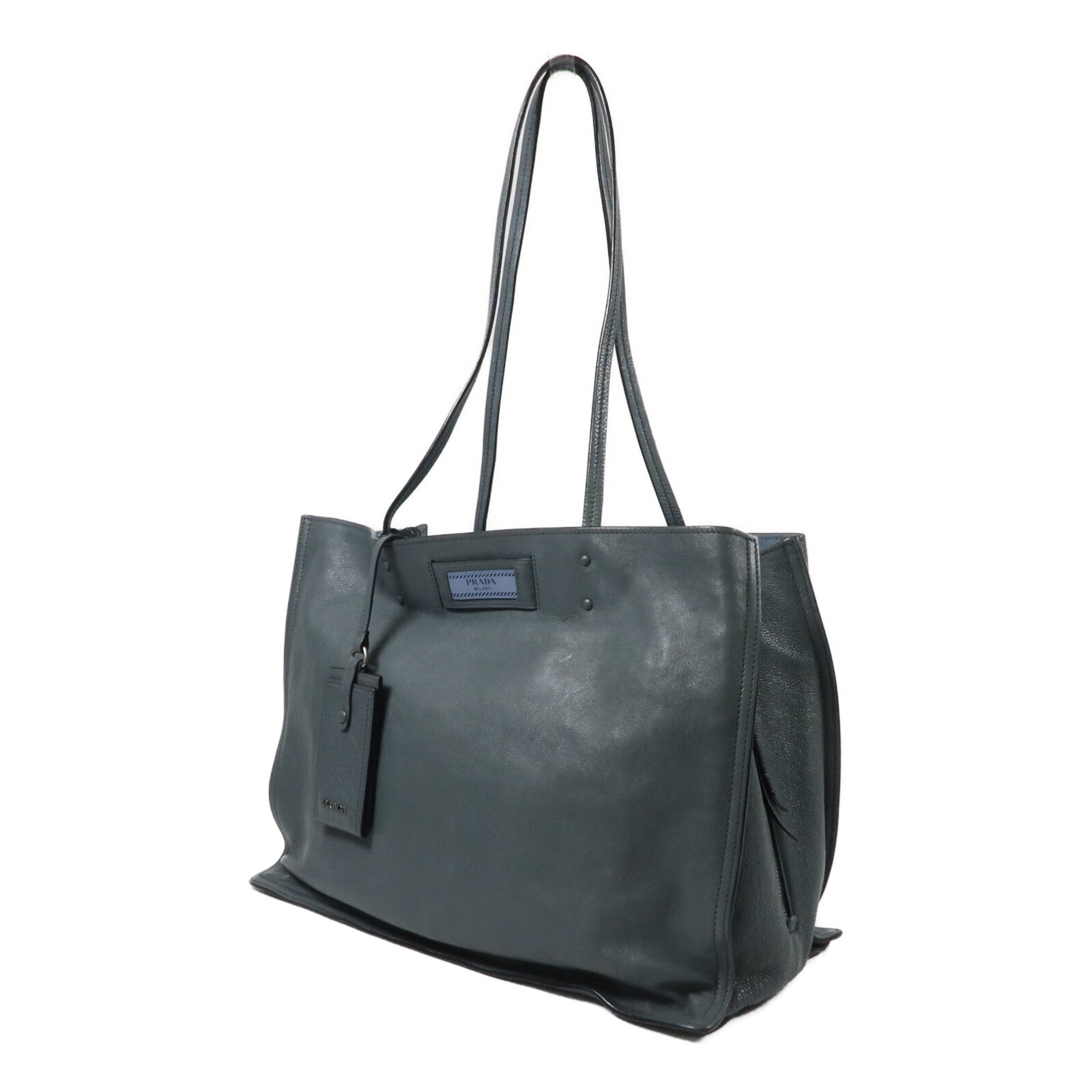 PRADA 牛皮皮革Glace Tote肩背袋