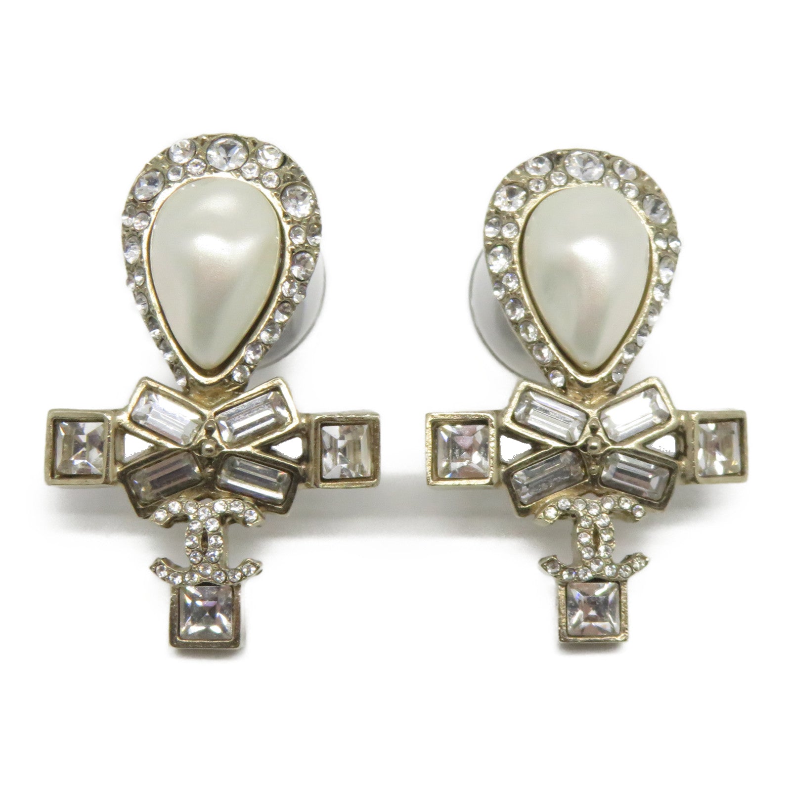 CHANEL 【激減優惠】金屬Earring C19耳環金色