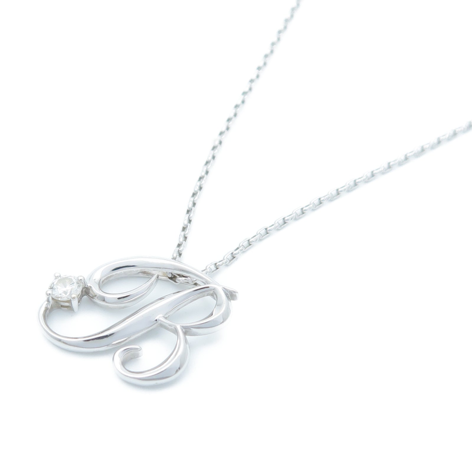 JEWELRY 18K白金Diamond Necklace鑽石項鍊