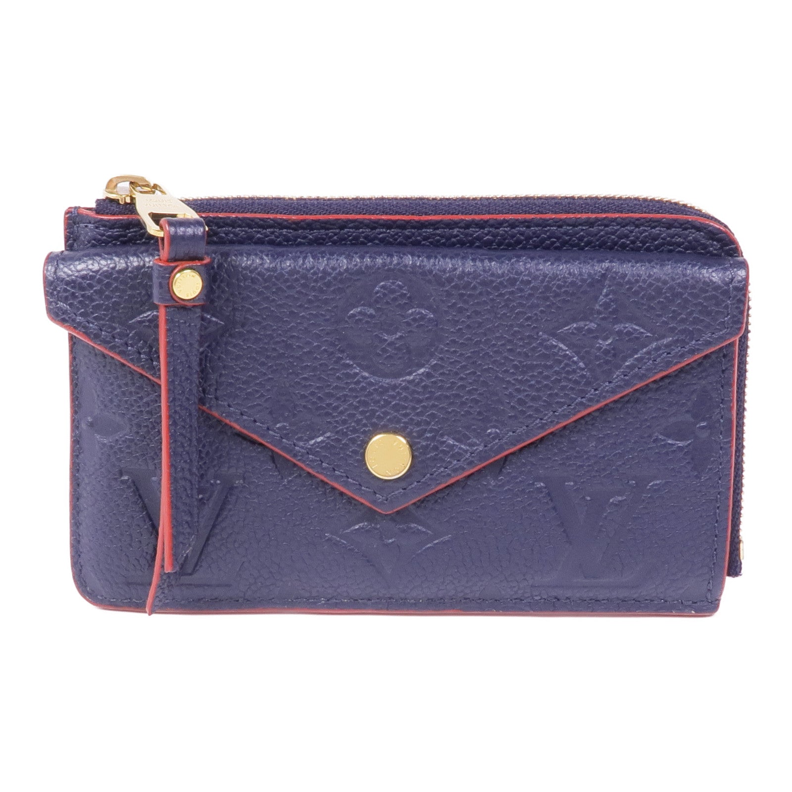 LOUIS VUITTON Monogram Empreinte Card Case金扣卡片套