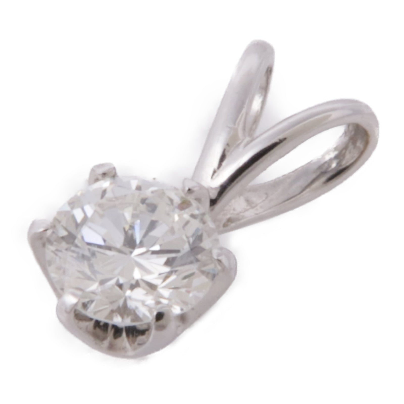 JEWELRY 18K白金Diamond Top鑽石吊墜