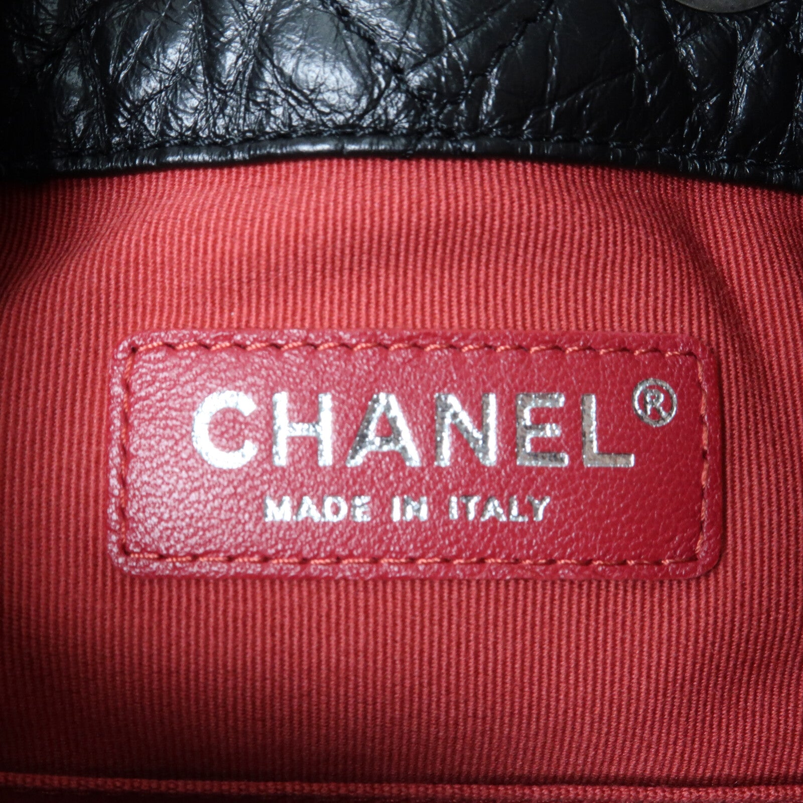 CHANEL 牛皮皮革Gabrielle Backpack鏈帶背包