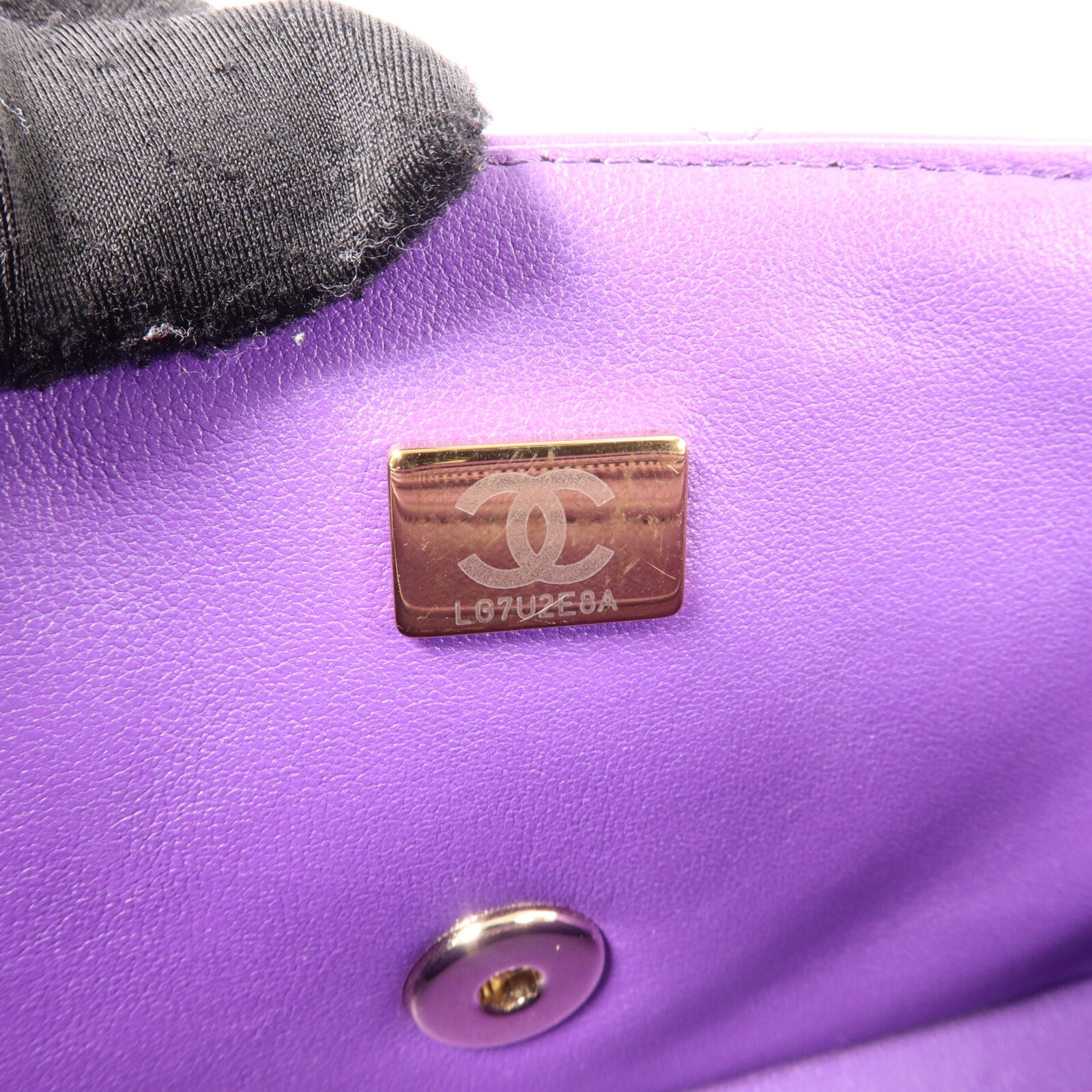 CHANEL 羊皮皮革Mini Top Handle手挽肩背兩用袋