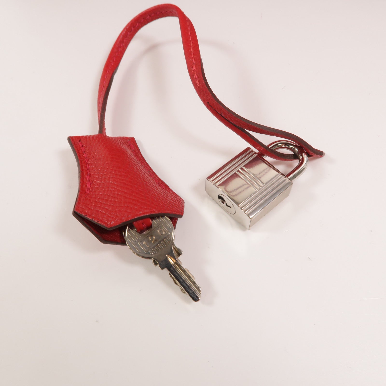 HERMES Epsom皮革Birkin 30手挽袋Rouge Casaque