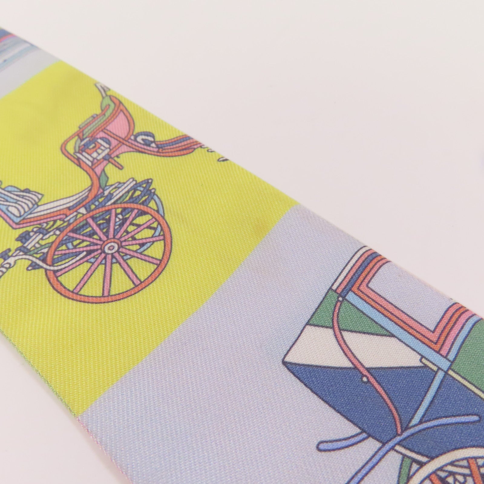 HERMES 【激減優惠】絲質Twilly絲巾