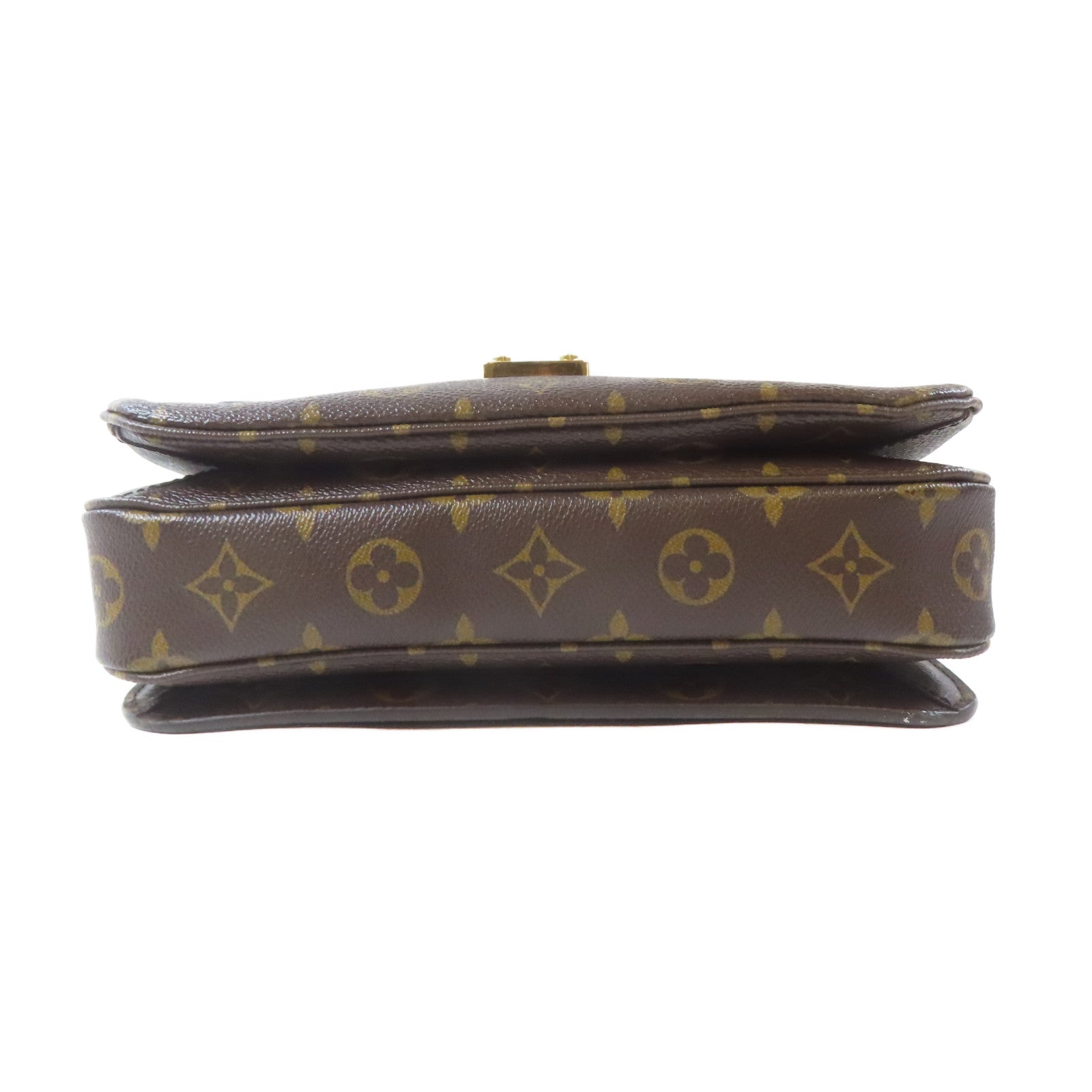 LOUIS VUITTON Monogram Pochette Metis金扣手挽肩背兩用袋啡色
